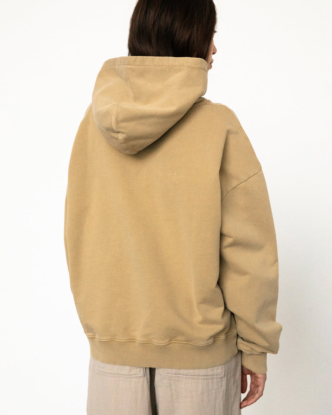 Logo Hoodie Organic Cotton - Mustard Yellow