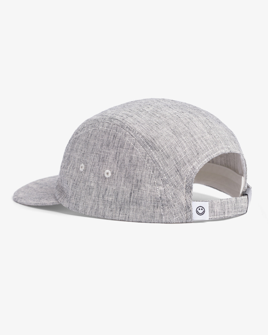 Logo 5 Panel Cap Organic Cotton - Grey