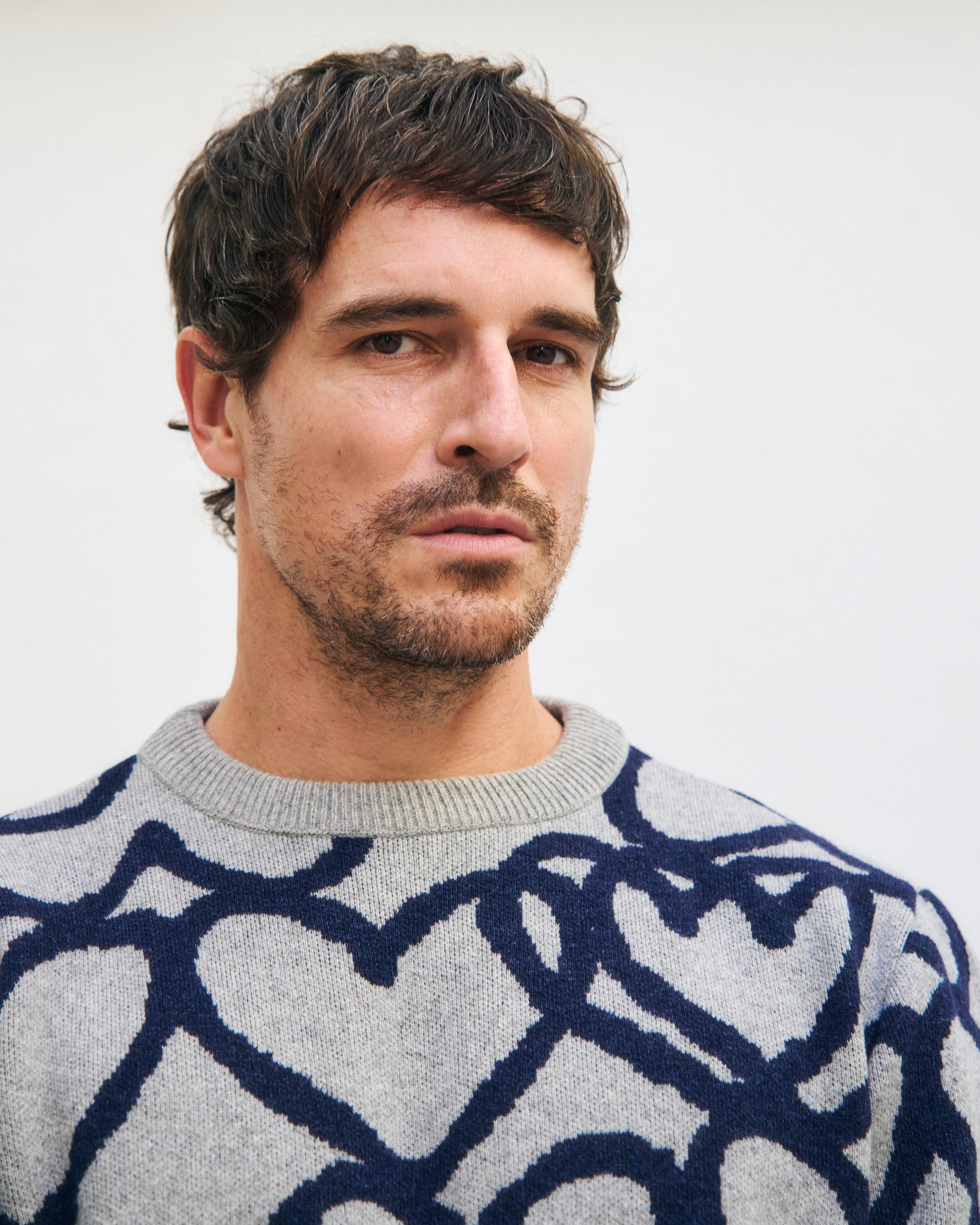 Affection Knit Sweatshirt Recycled Wool - Light Grey