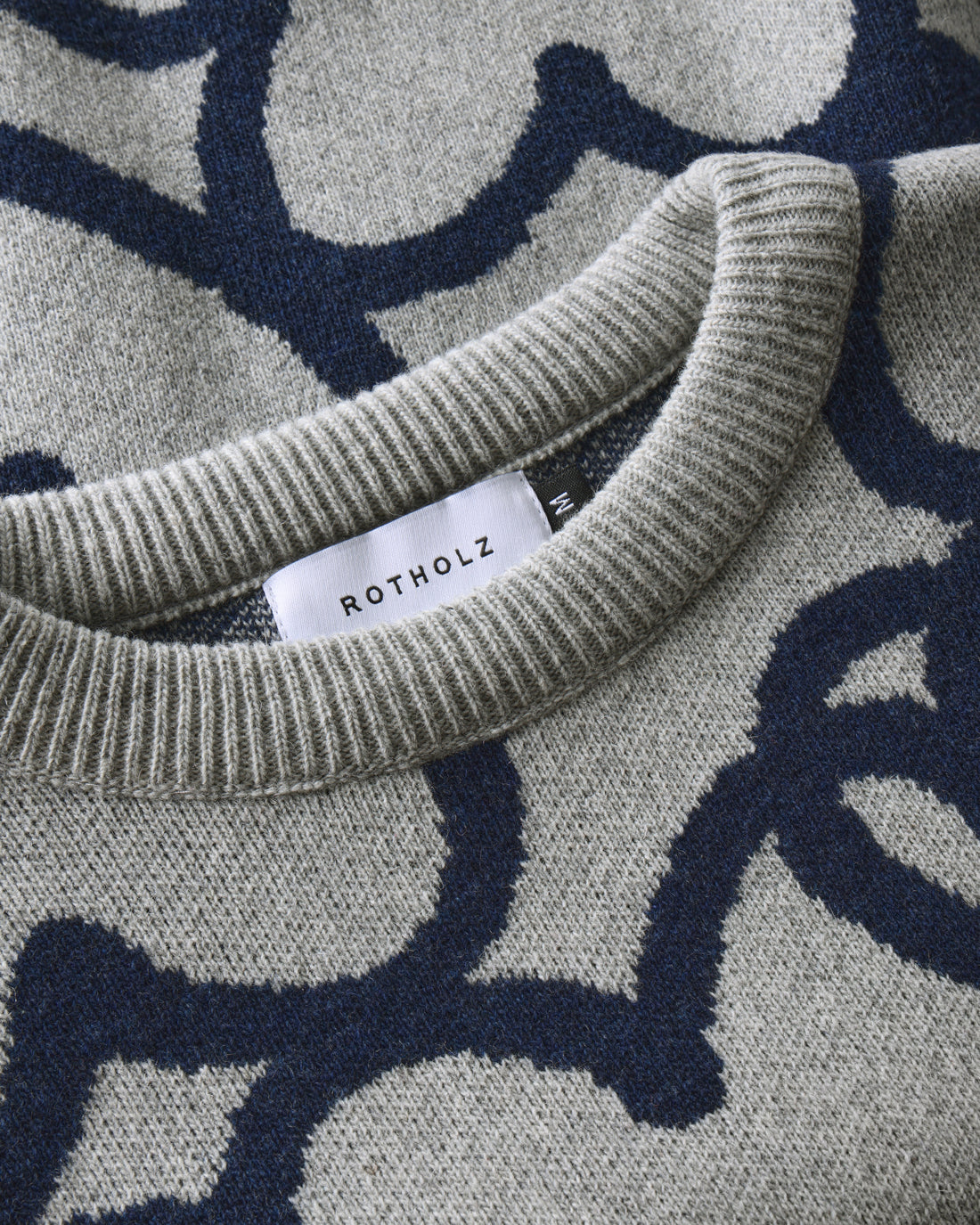 Affection Knit Sweatshirt Recycled Wool - Light Grey