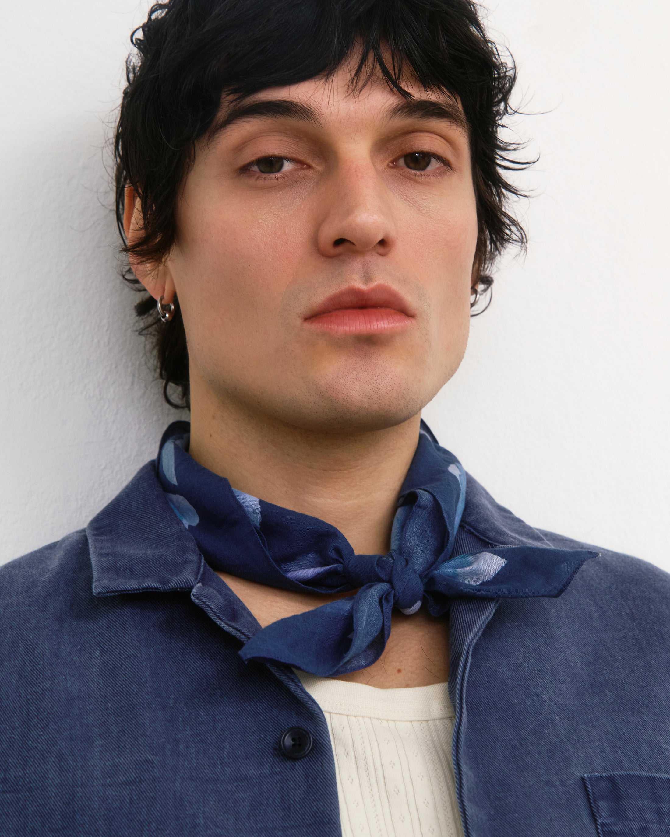 Bandana Bio Baumwolle - Blau