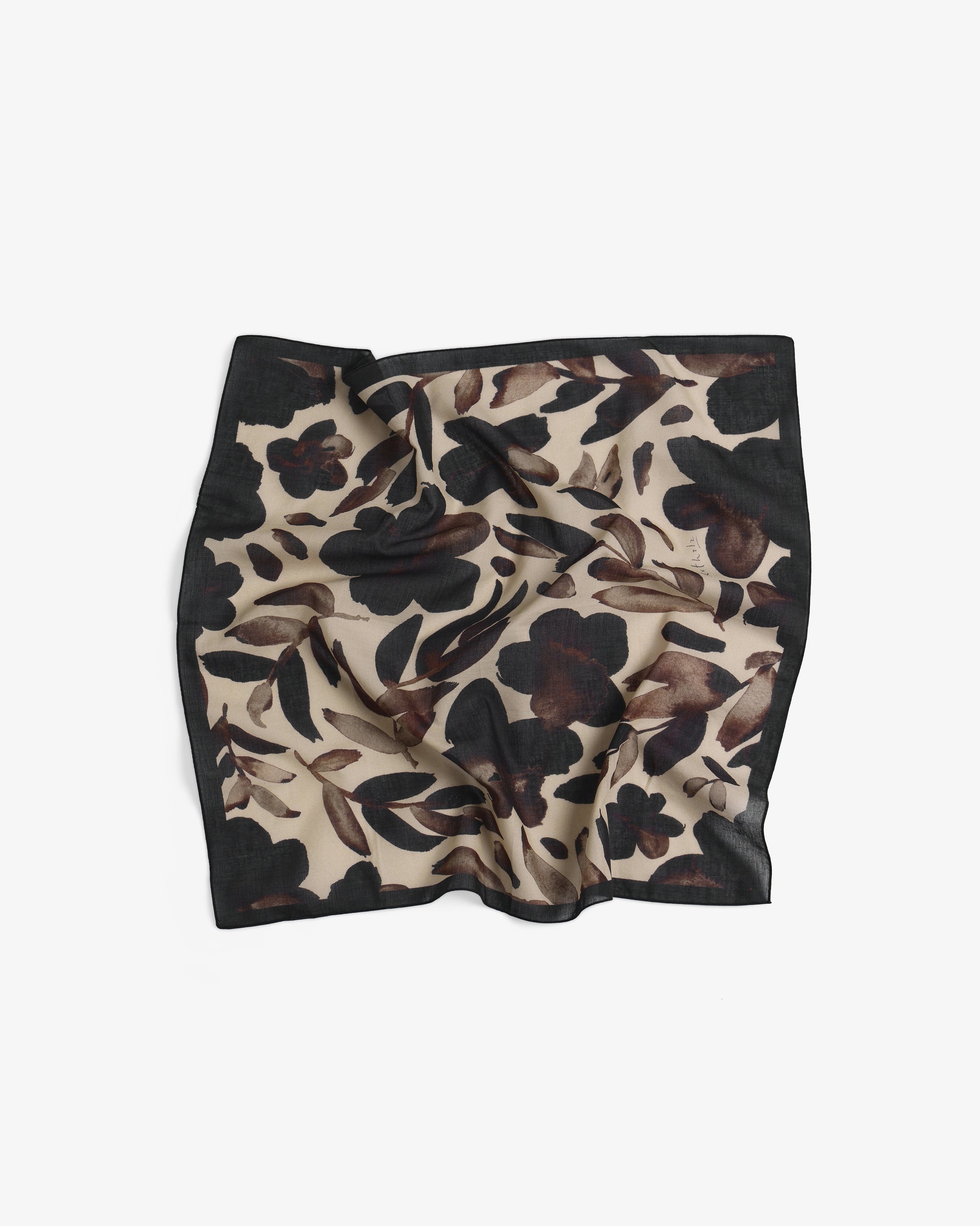 Organic Cotton Bandana - Sand Flower