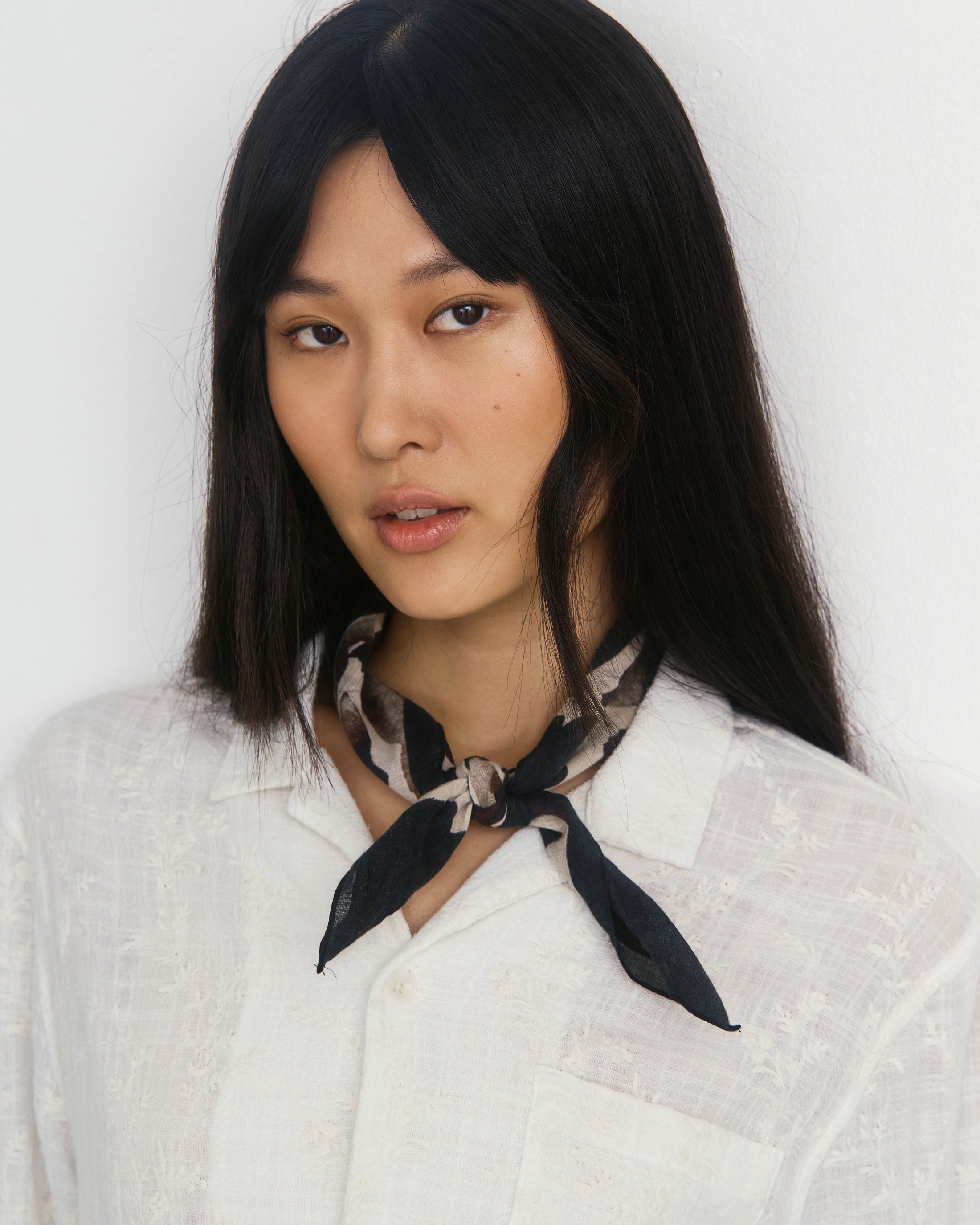 Organic Cotton Bandana - Sand Flower