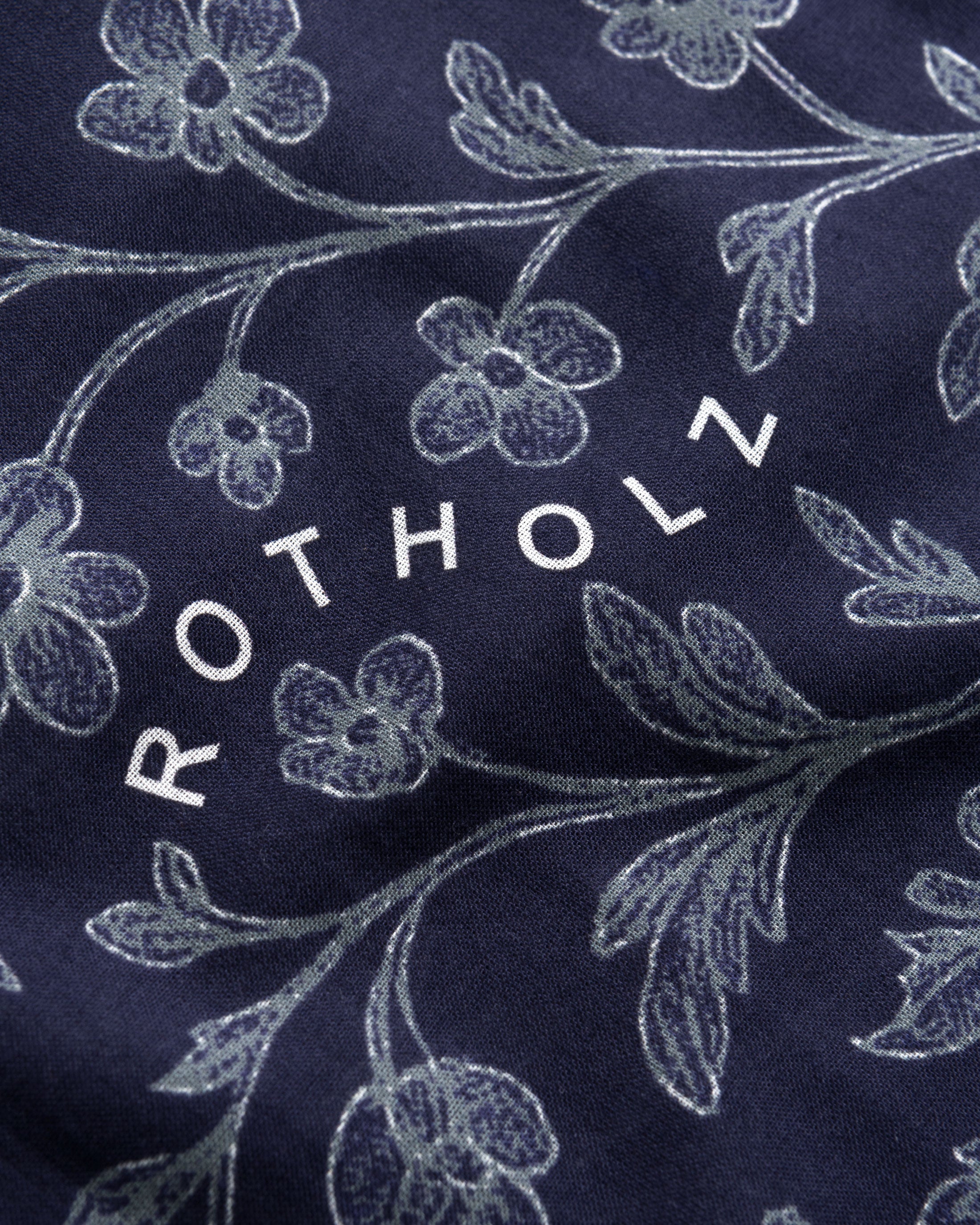 Bandana Organic Cotton - Floral Blue FW26