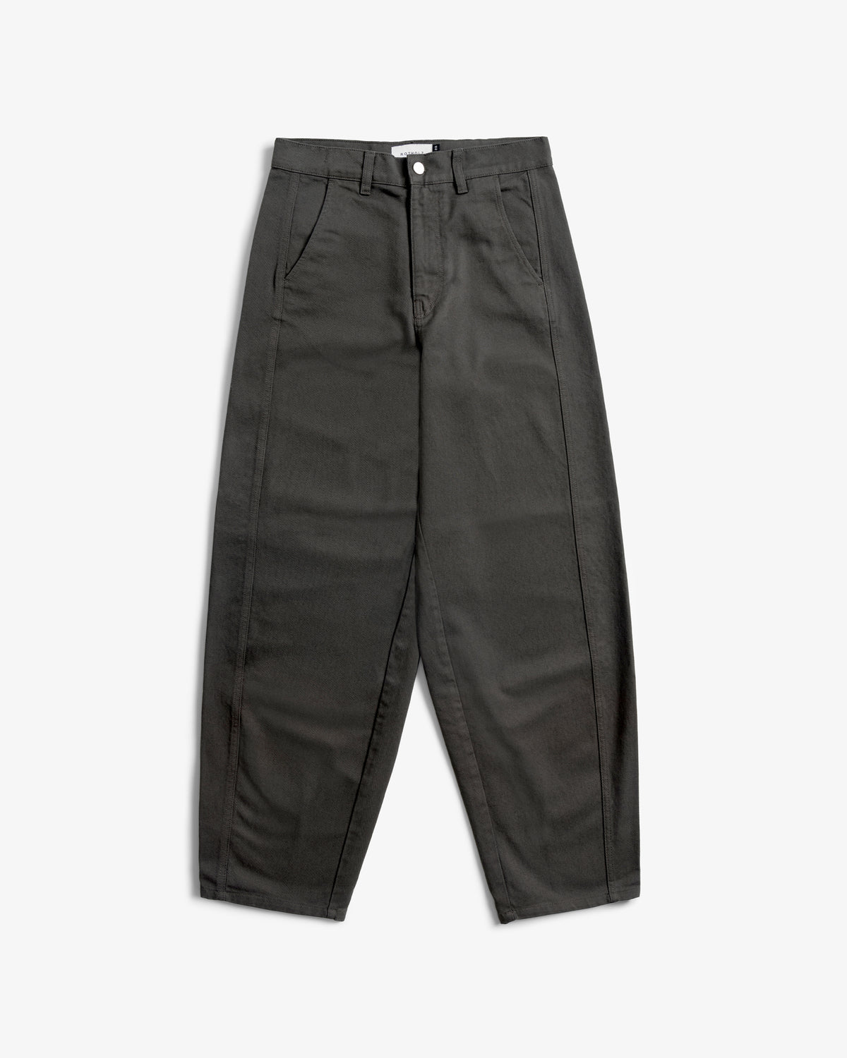 Barrel-Leg Pant Organic Cotton - Grey