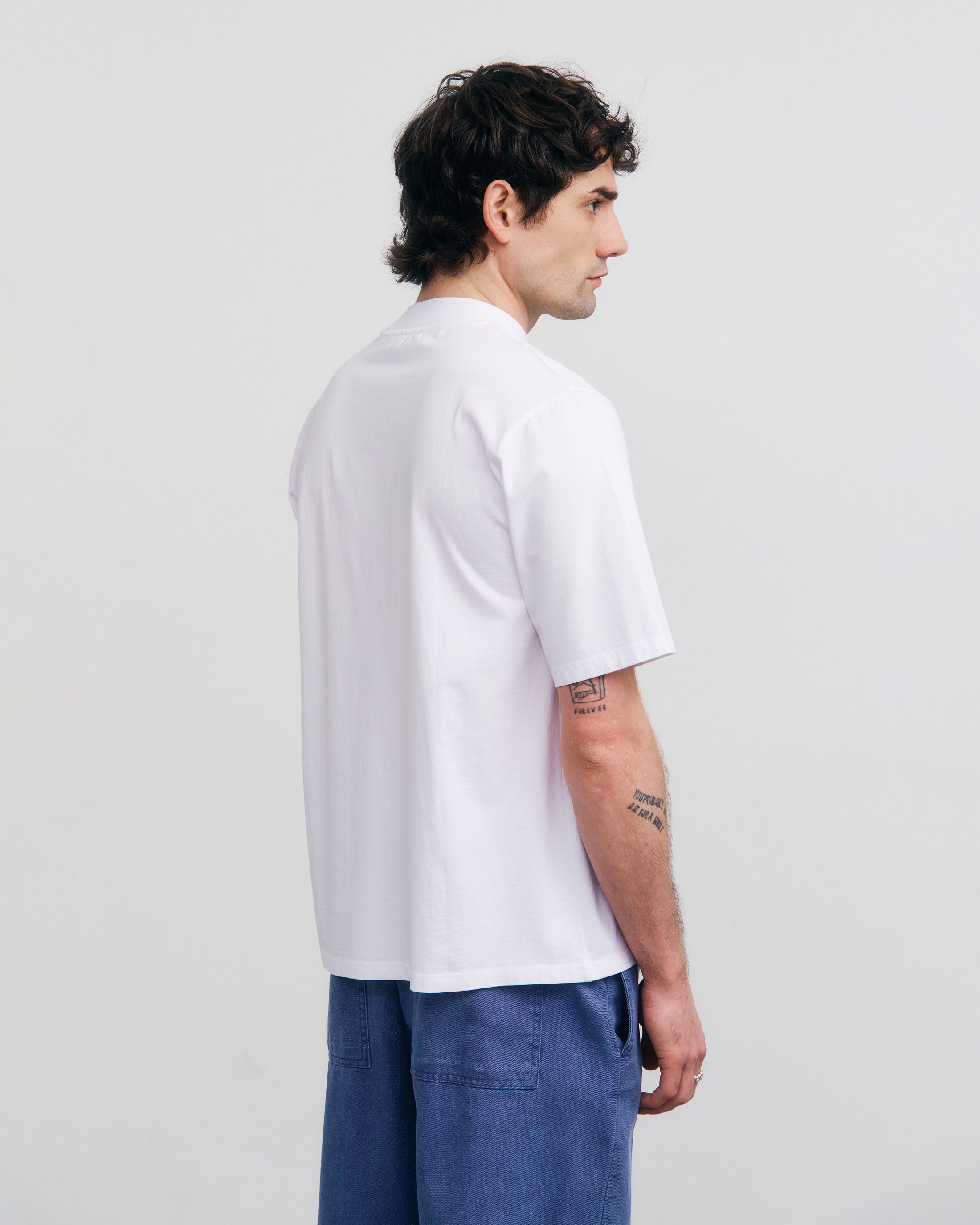 Big Collar T-Shirt - White
