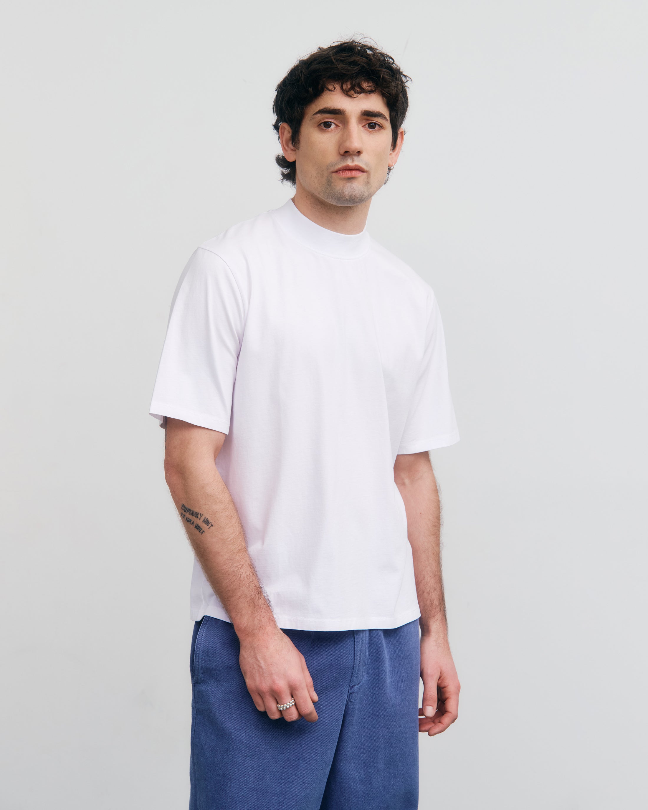 Big Collar T-Shirt - White