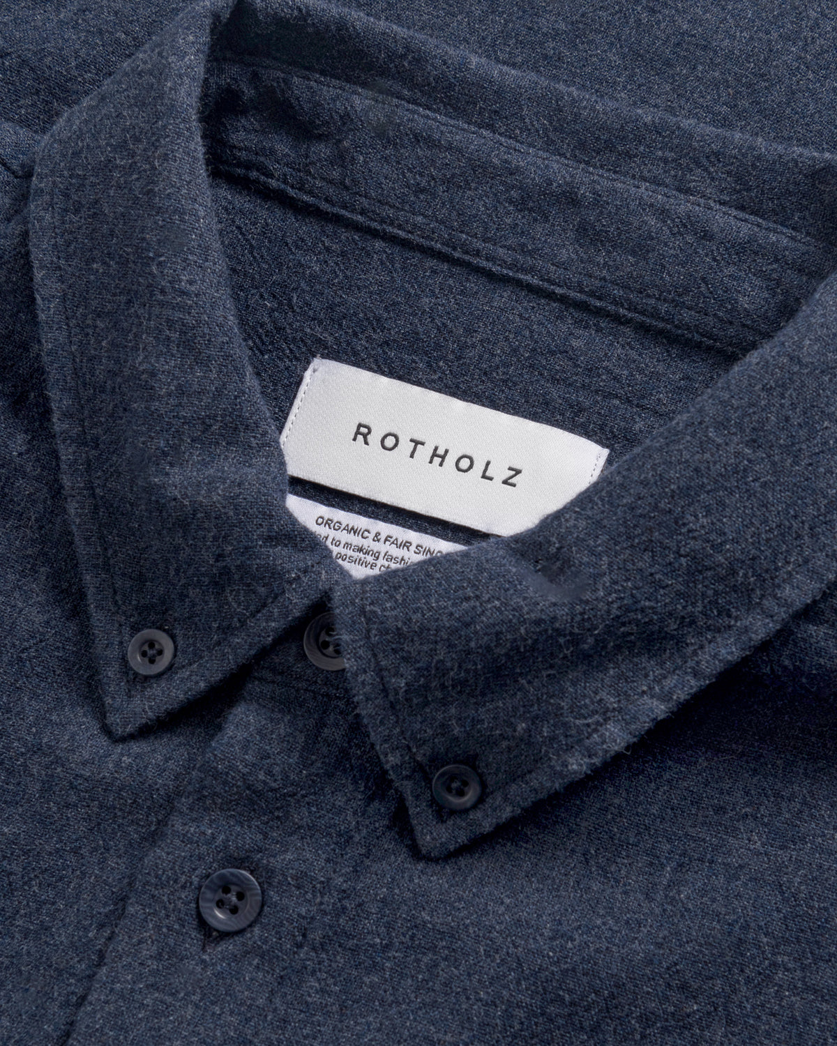 Button-Down Shirt Organic Cotton - Blue