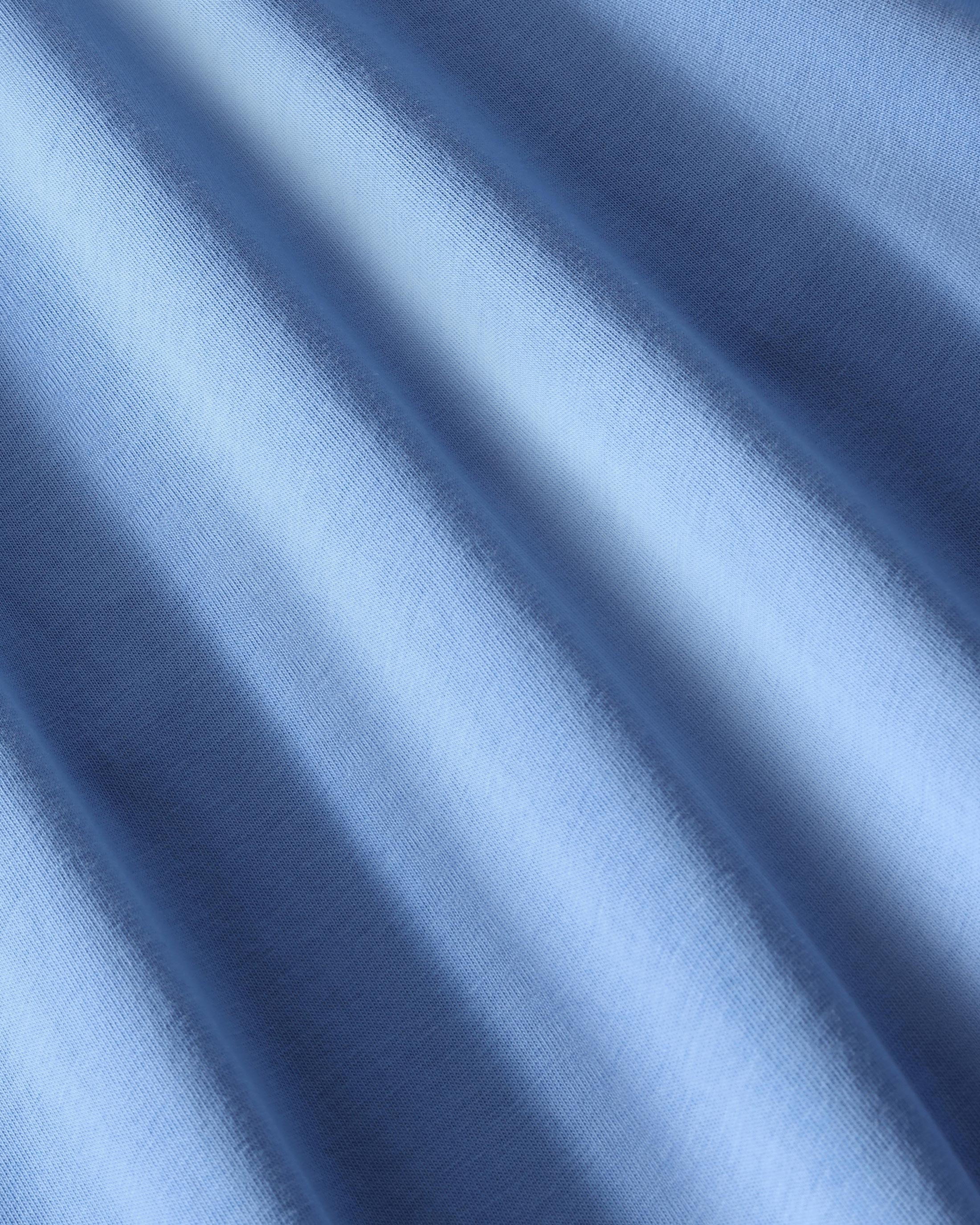 Maxi Kleid Bio Baumwolle - Blau