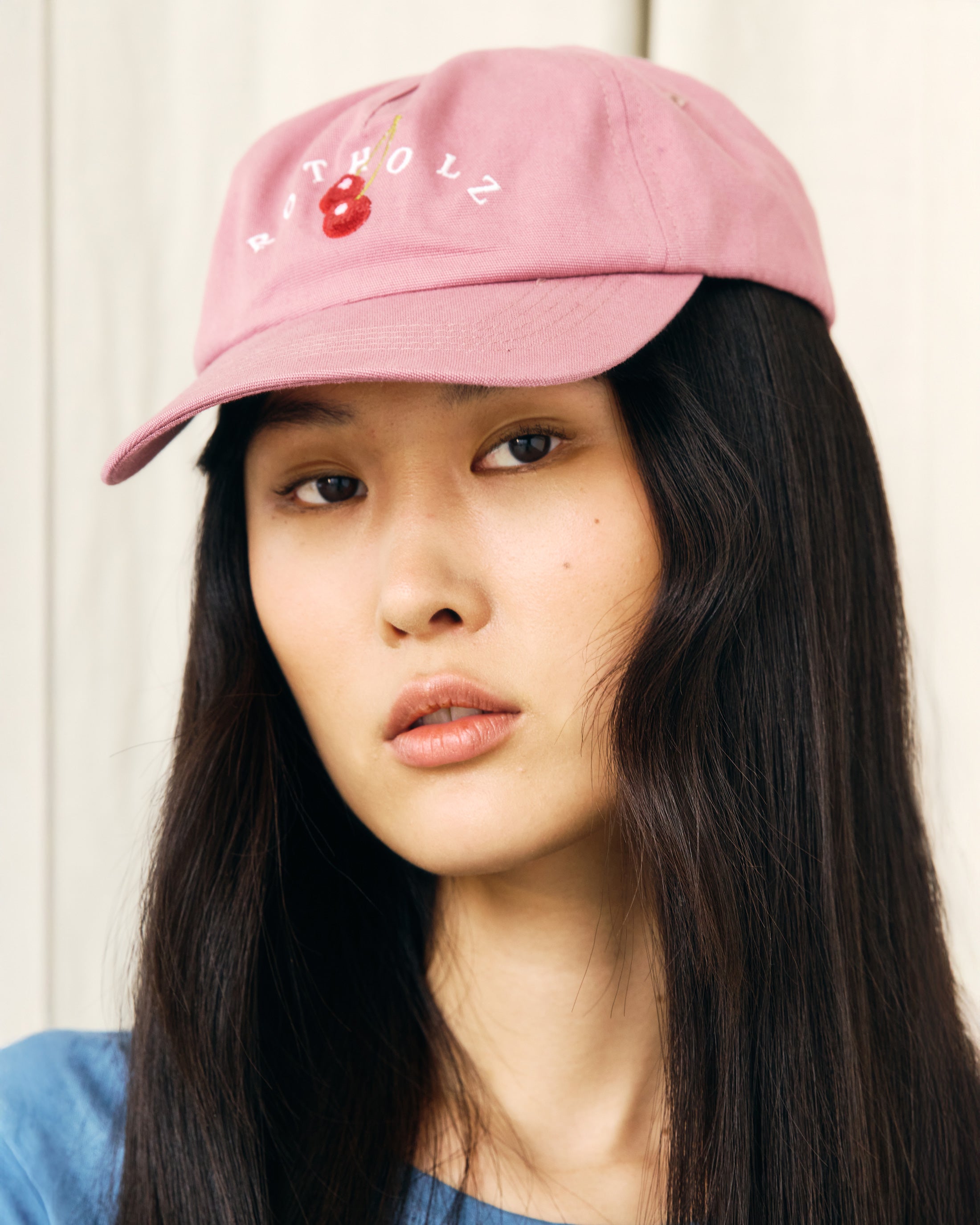 Cherry Logo Floppy Cap Bio Baumwolle - Pink