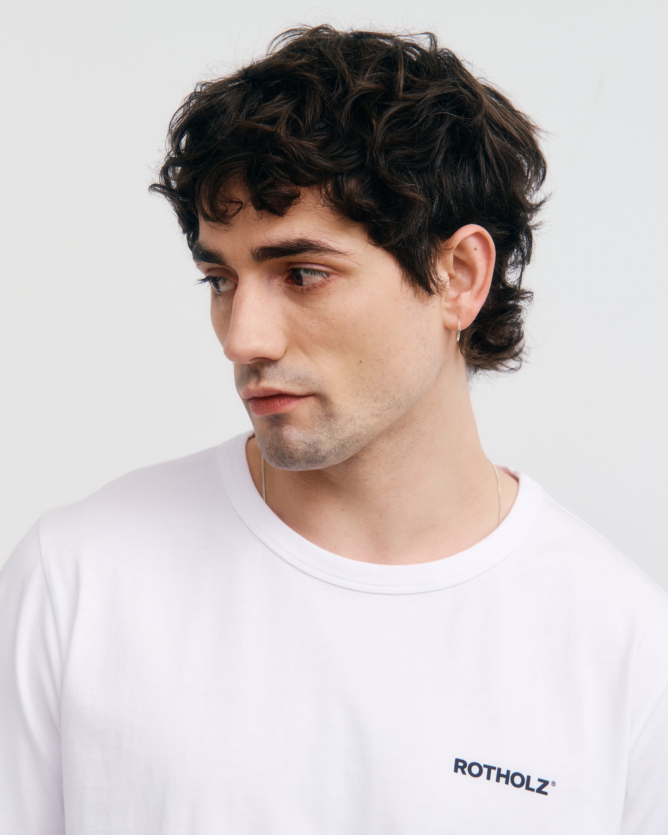 Cherry Print T-Shirt Bio Baumwolle - Weiß