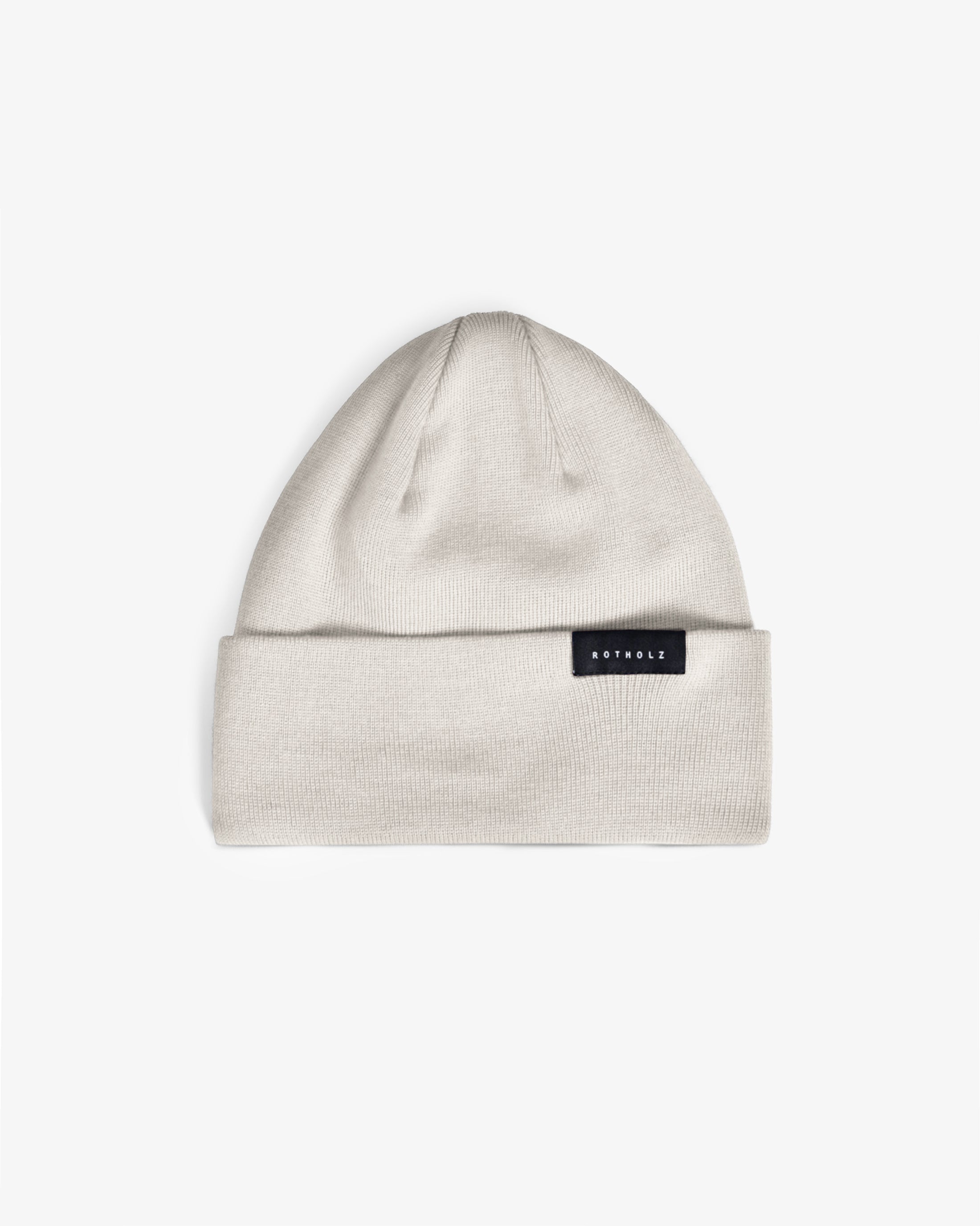 Classic Merino Wool Beanie - White