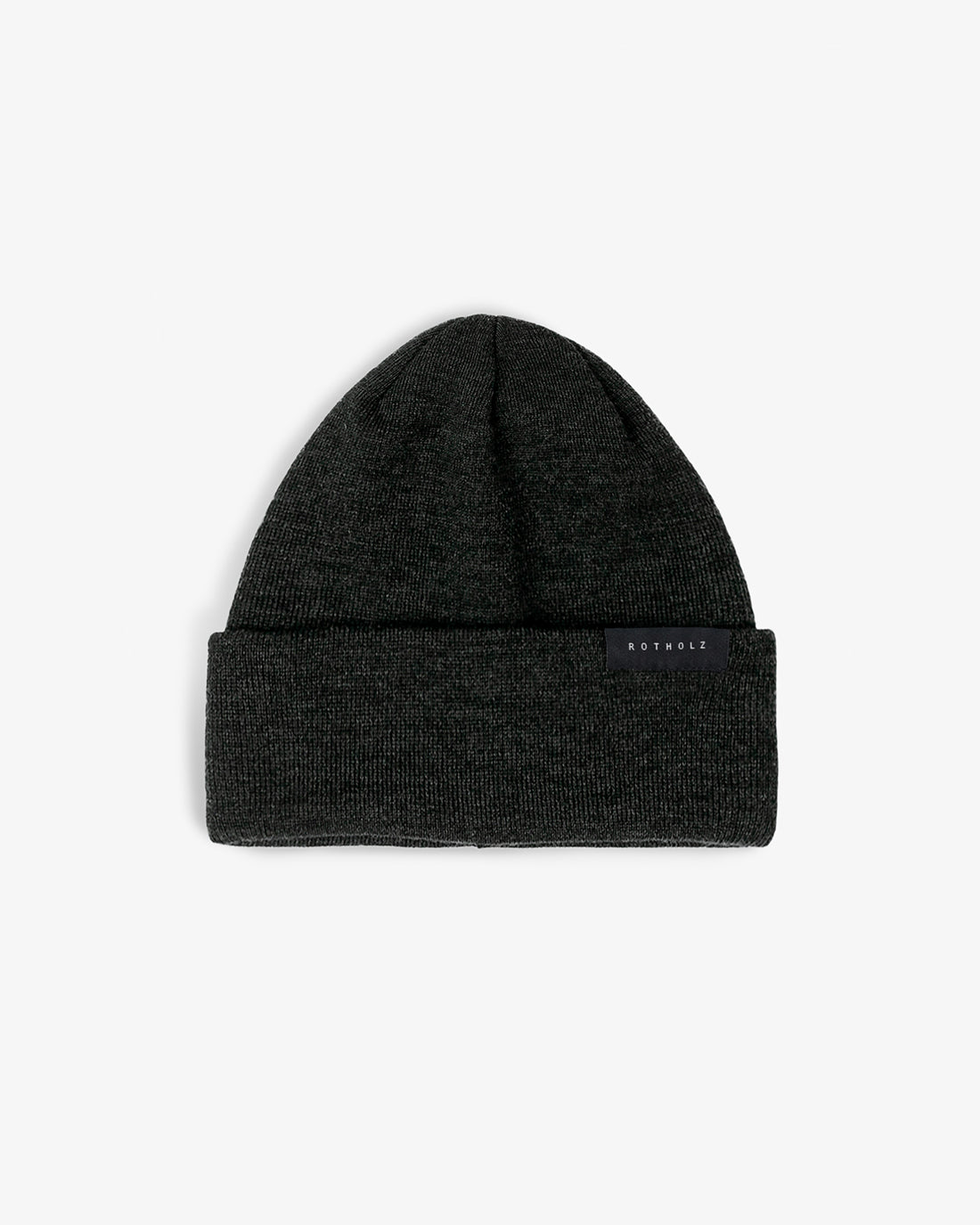 Classic Merino Wool Beanie - Anthracite