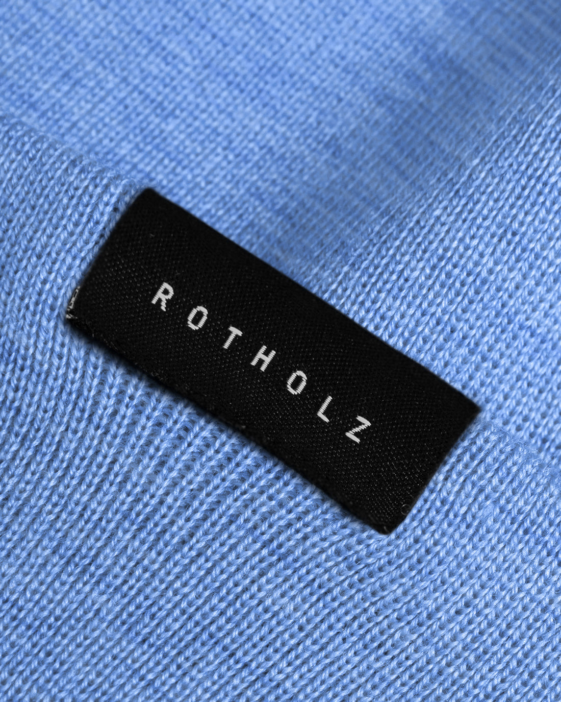 Classic Merino Wool Beanie - Light Blue