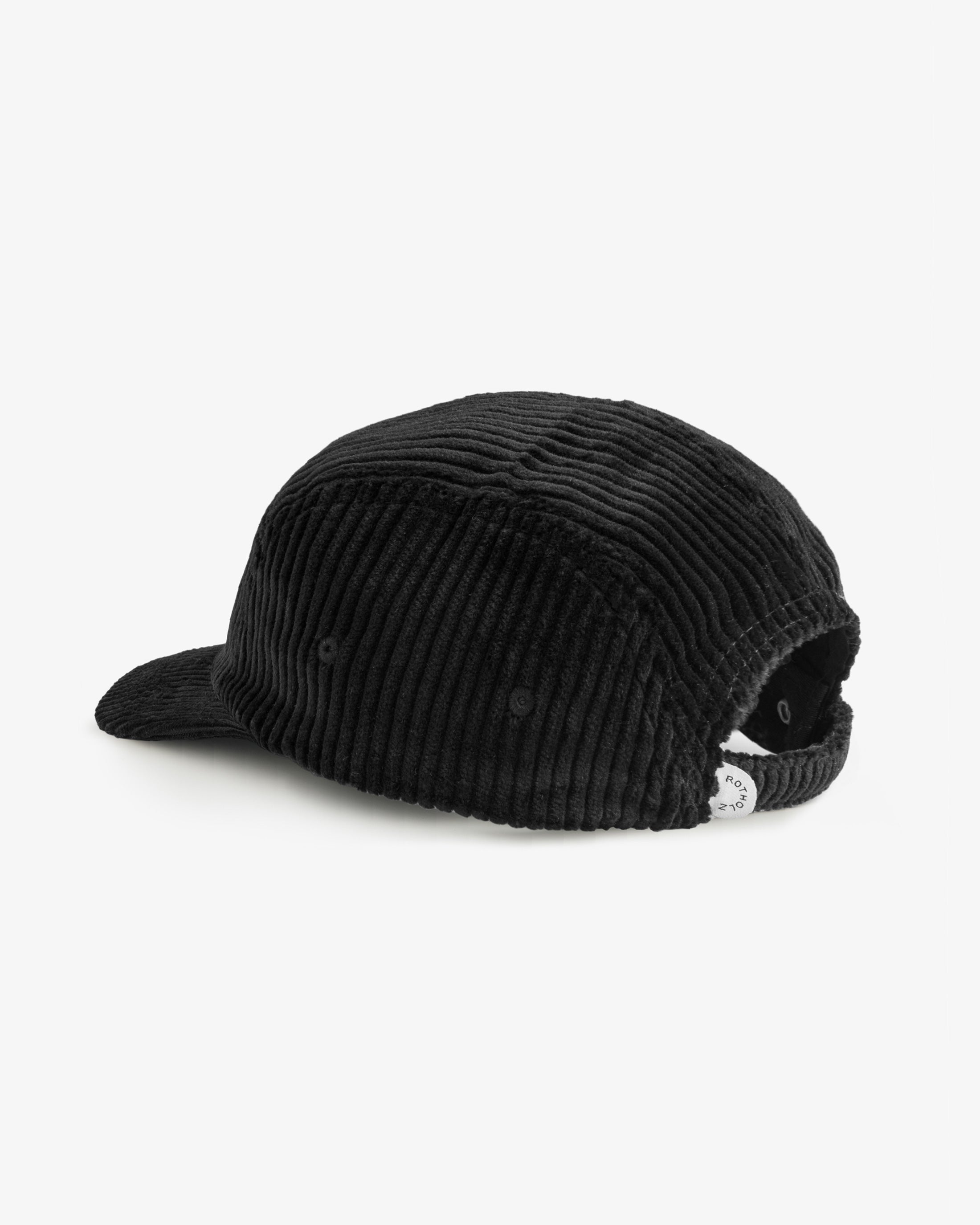 Cord 5-Panel Cap Organic Cotton - Black