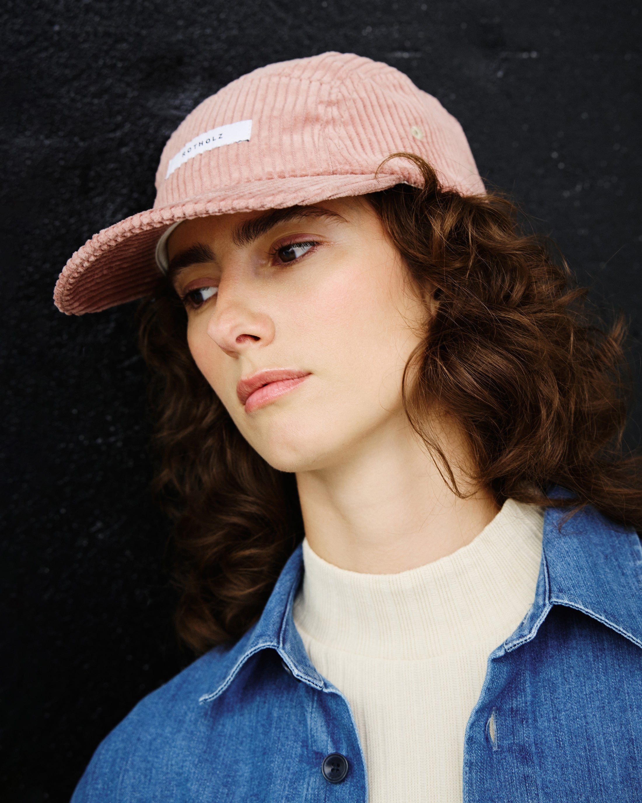 Cord 5-Panel Cap Organic Cotton - Pink