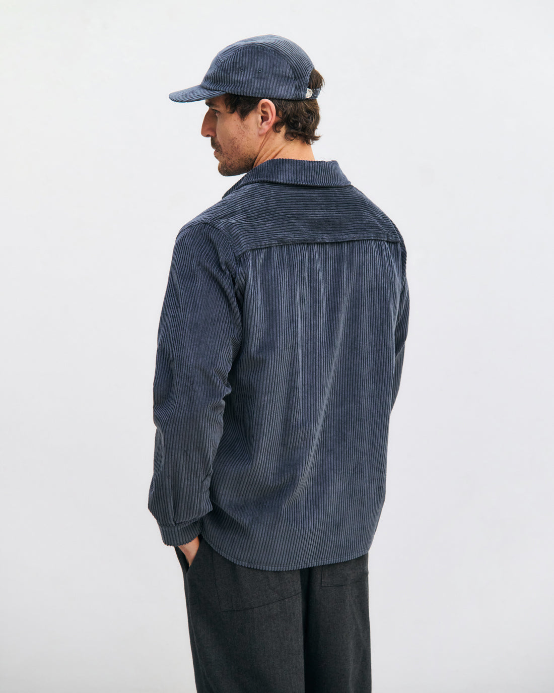 Corduroy Shirt Organic Cotton - Blue
