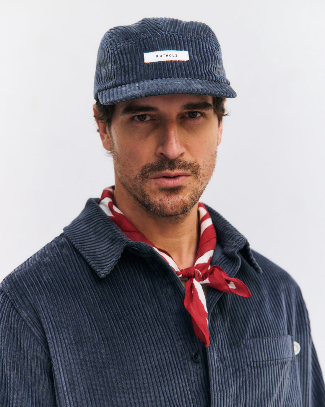 Corduroy Shirt Organic Cotton - Blue