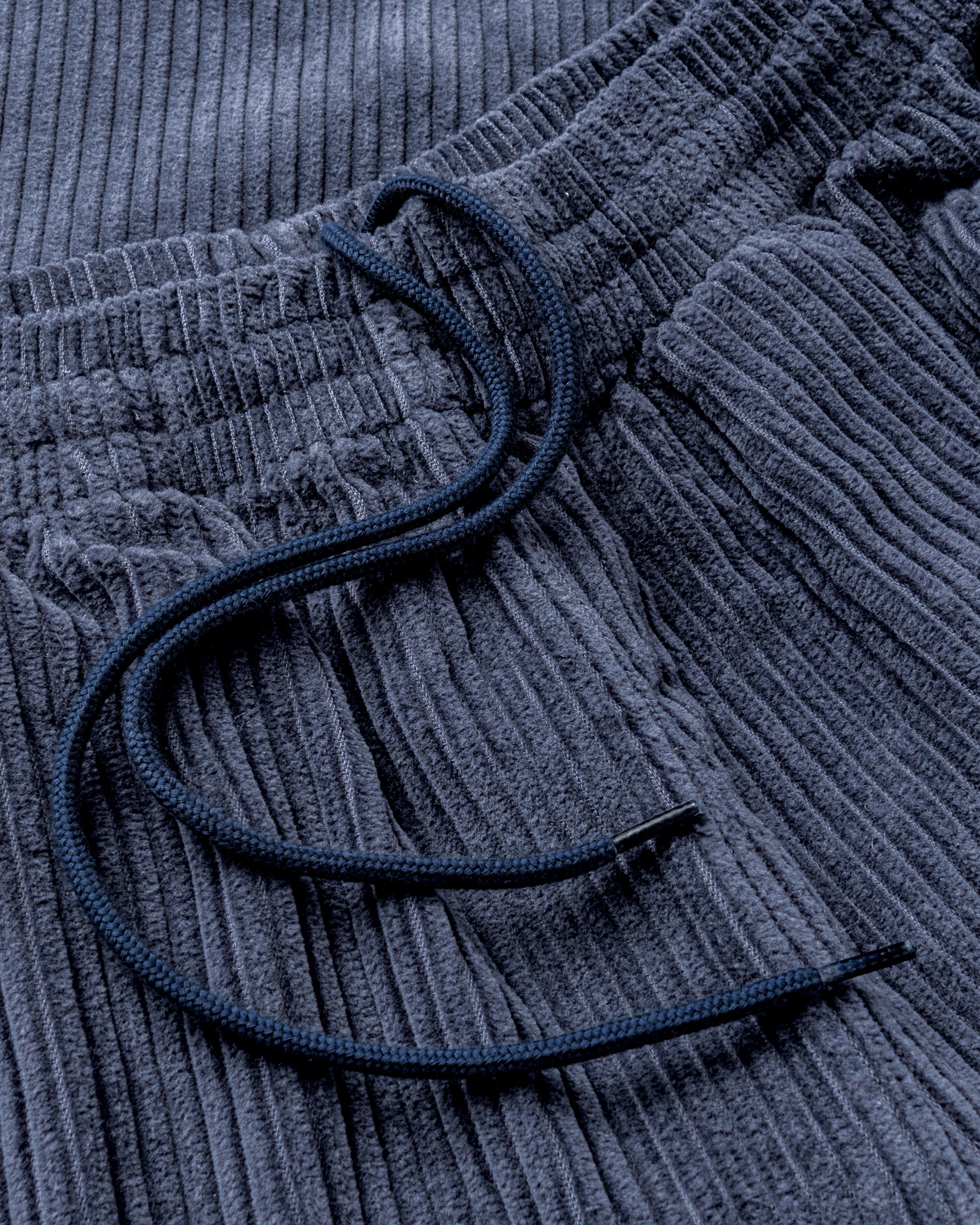 Cord Flared Trousers Organic Cotton - Blue