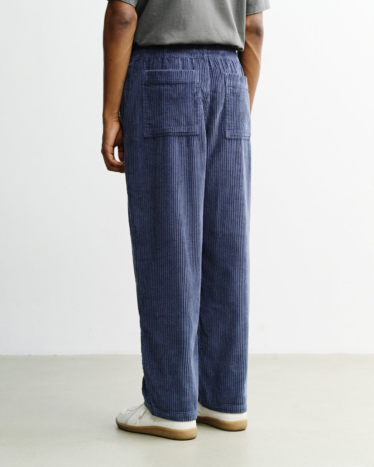 Wide Corduroy Pant Organic Cotton - Blue