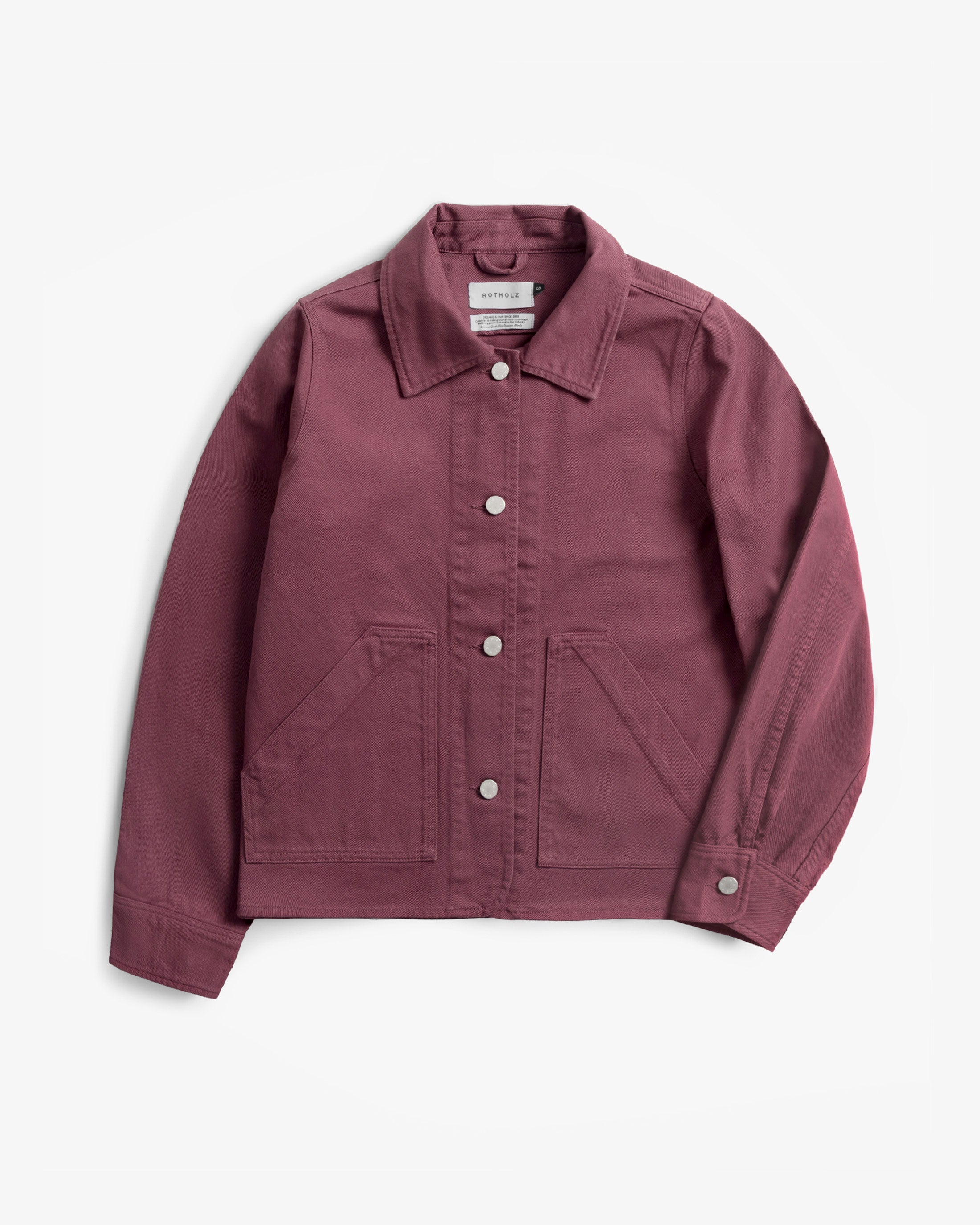 Short Jacket Organic Cotton - Red