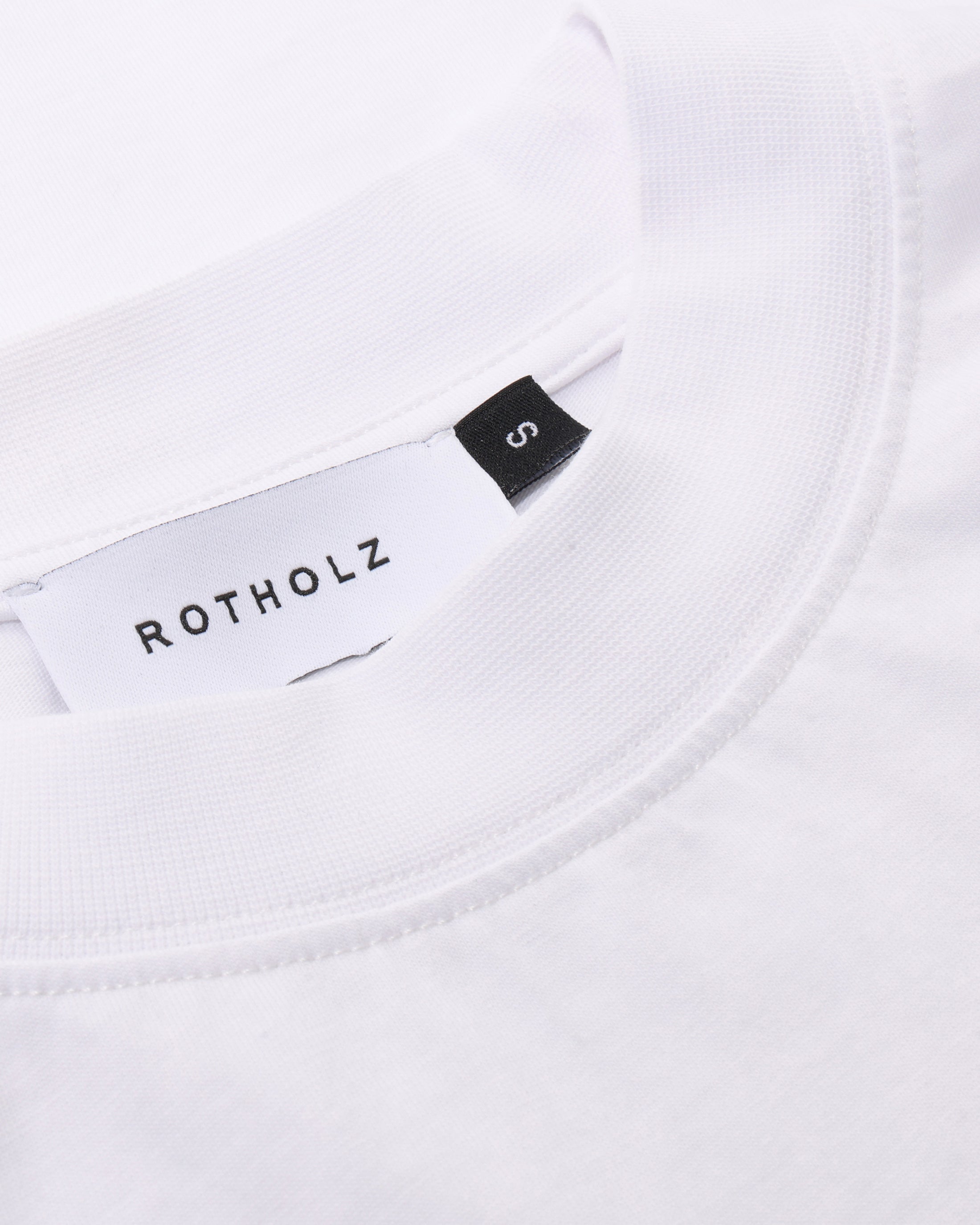 Kurzes T-Shirt Bio Baumwolle - Weiß