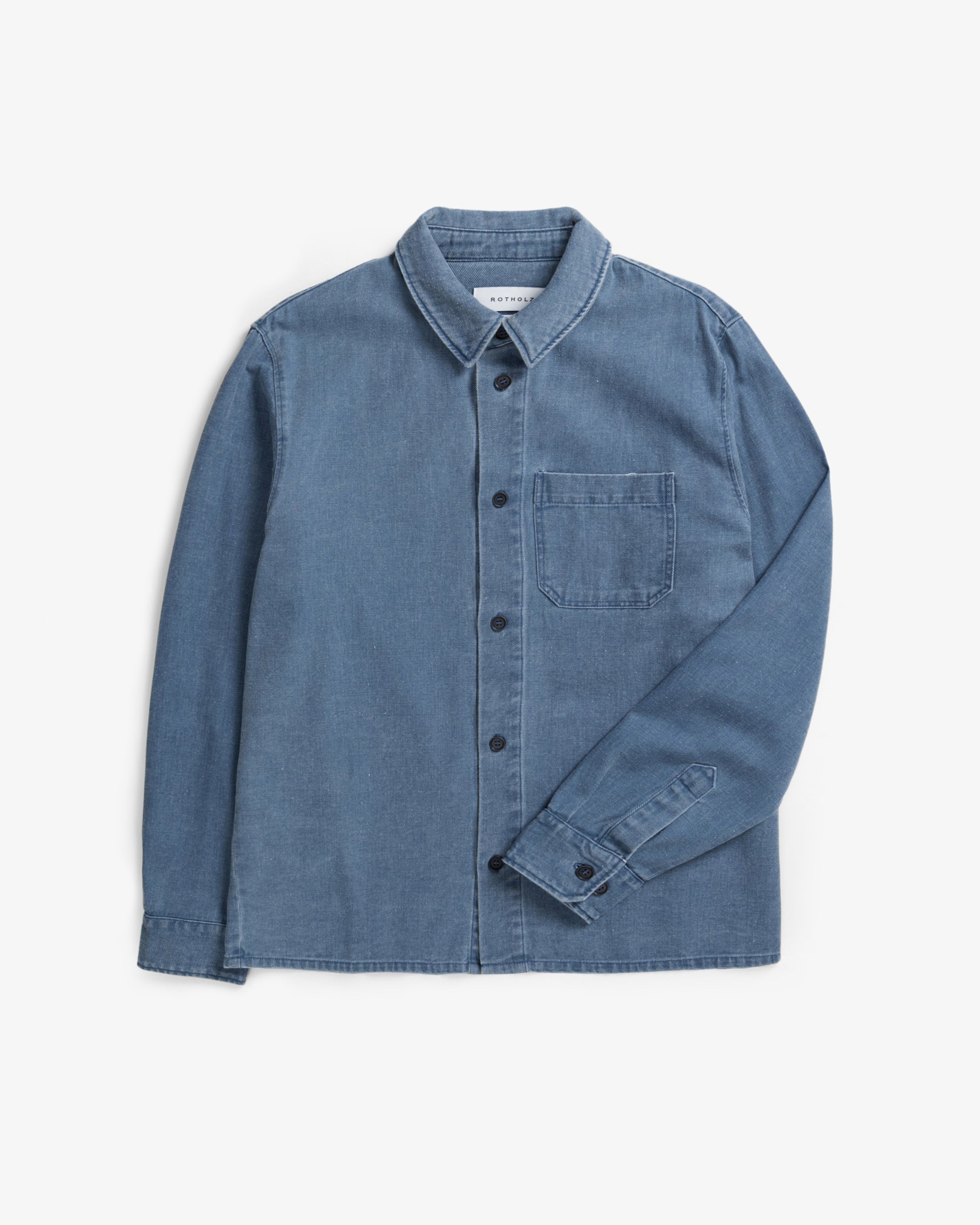 Denim Shirt Recycled Cotton - Blue