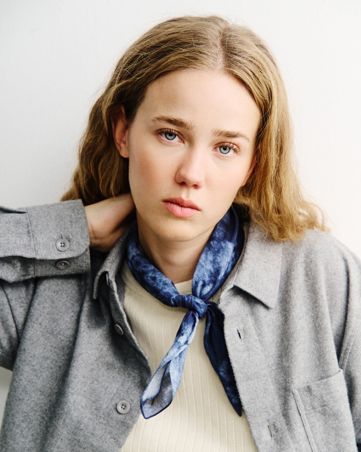Flannel Shirt Organic Cotton - Grey