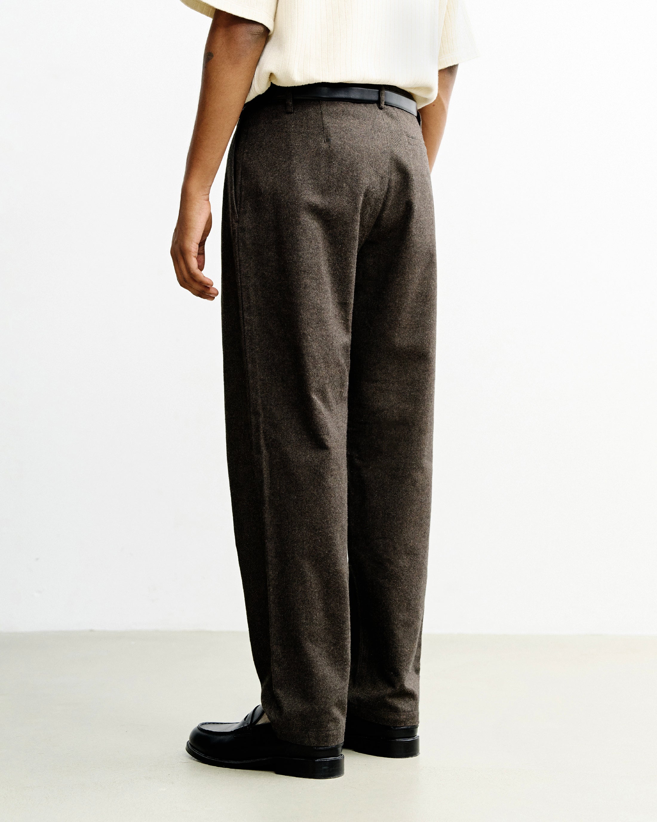 Everyday Flannel Trousers Organic Cotton - Brown