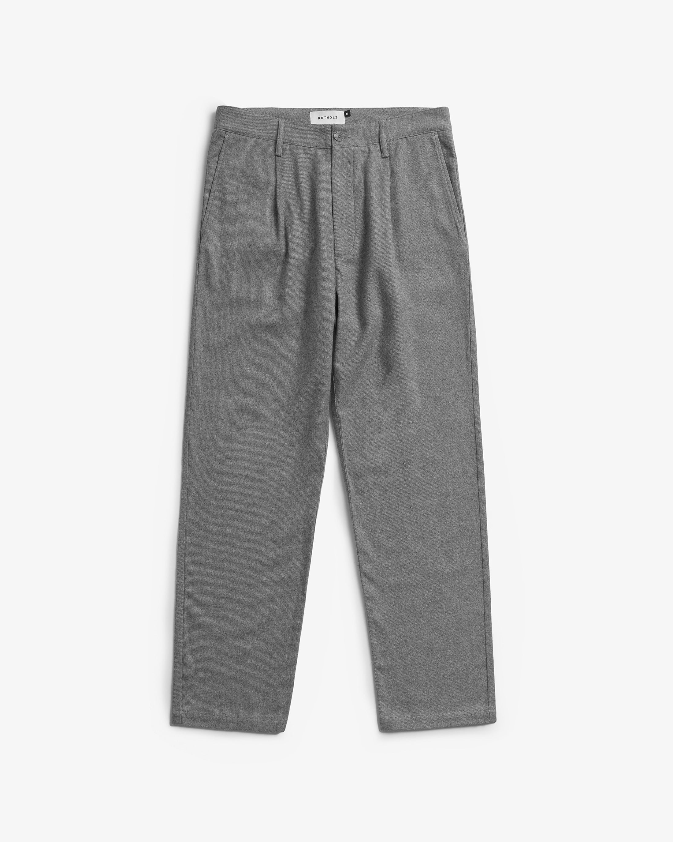 Everyday Flannel Trousers Organic Cotton - Grey
