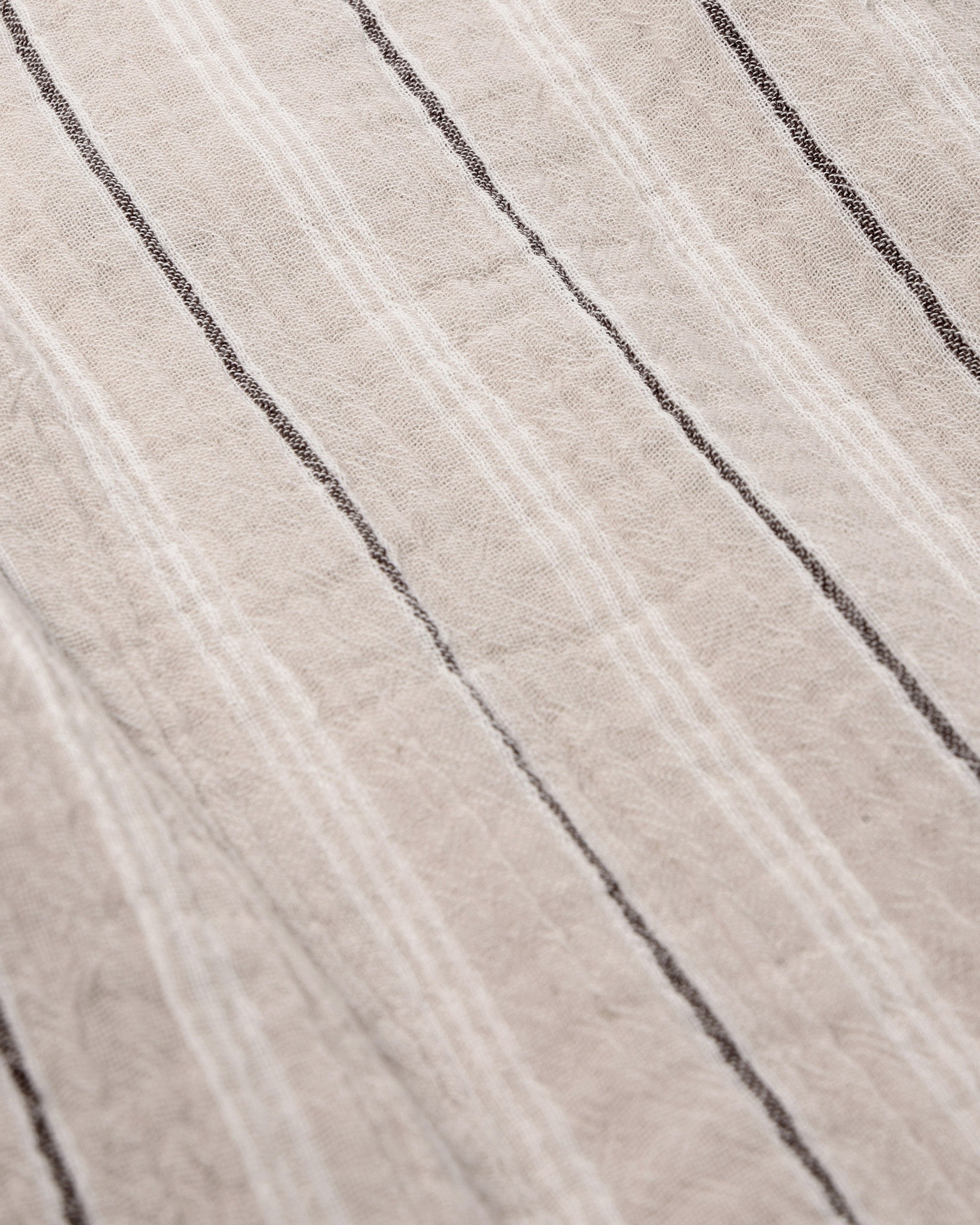 Leichte Schlaghose Bio Baumwolle - Sand Gestreift