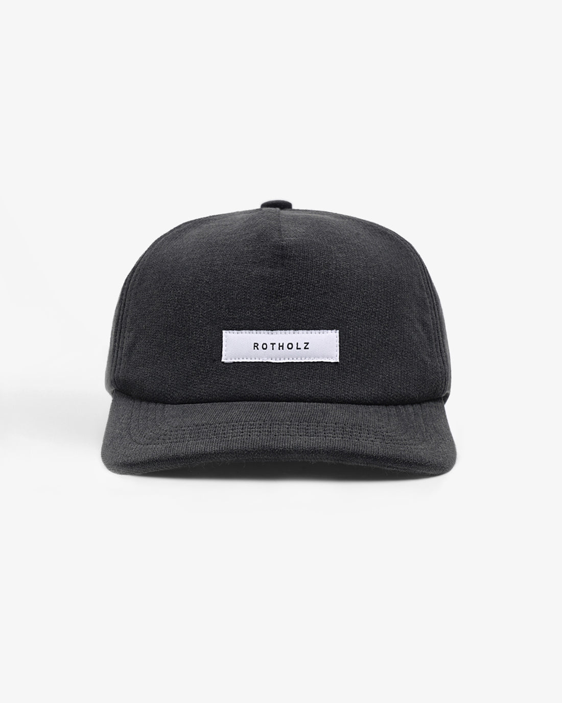 Fleece Floppy Cap Organic Cotton - Washed Black
