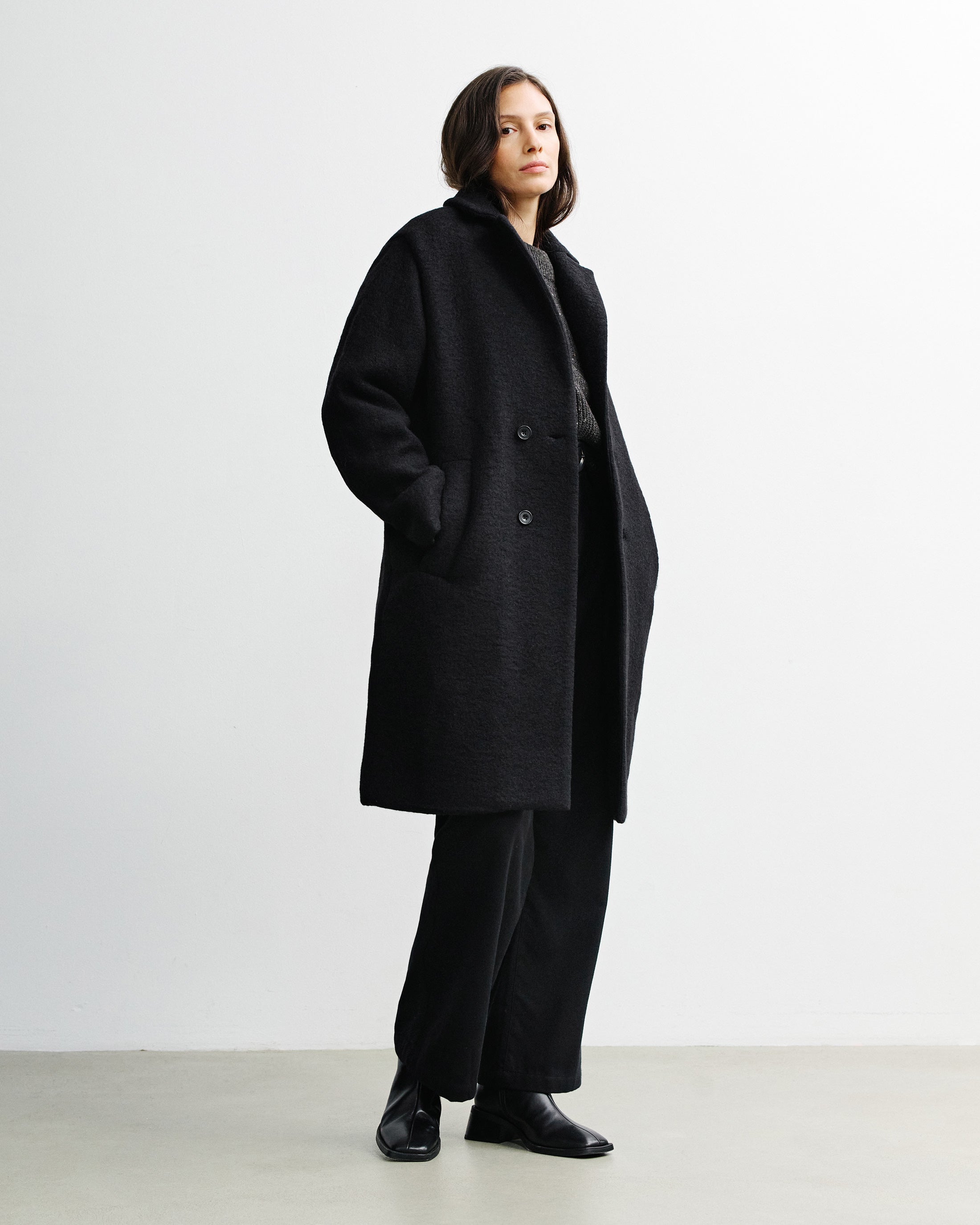 Formal Coat - True Black FW26