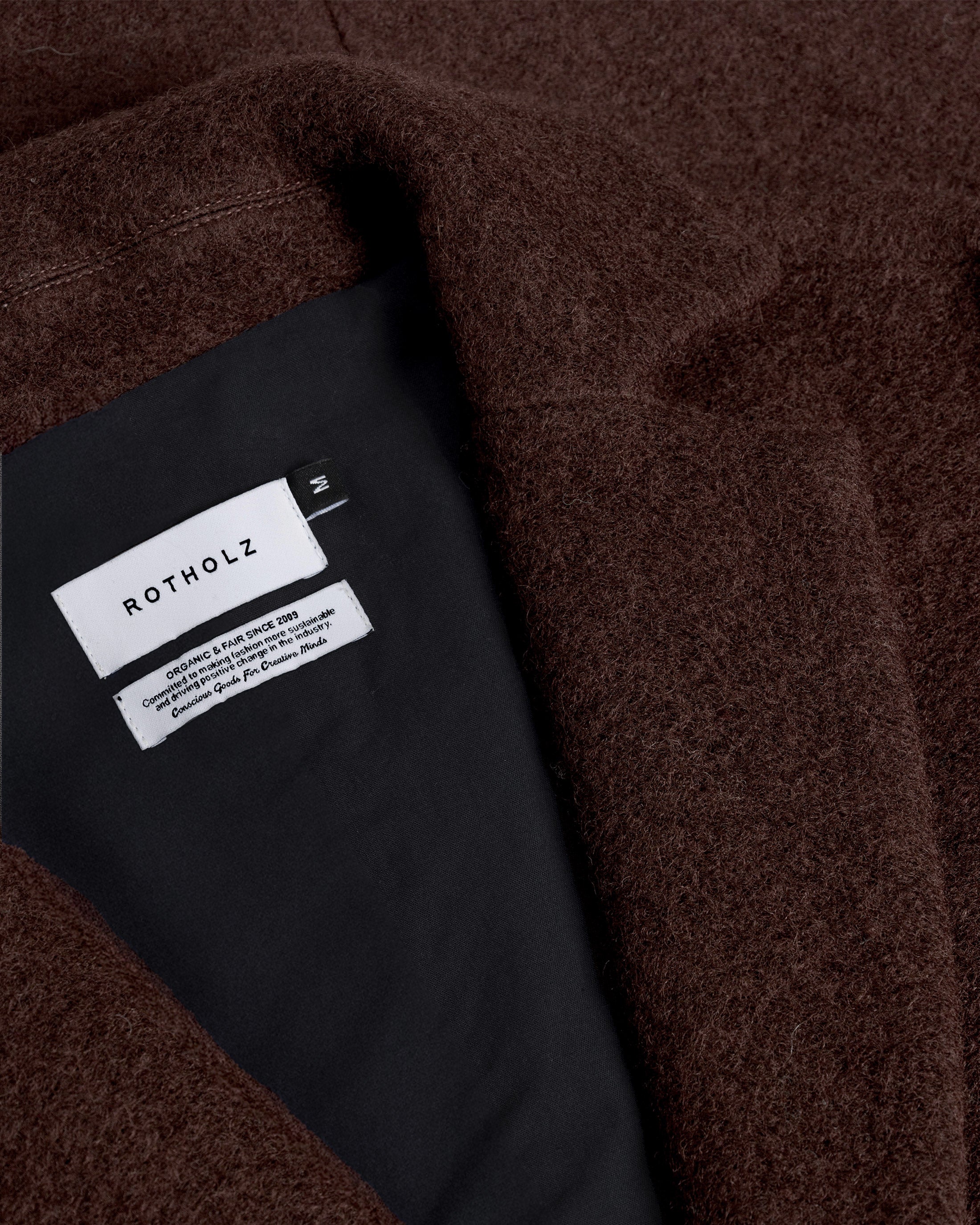 Formal Coat - Rosewood Brown FW26