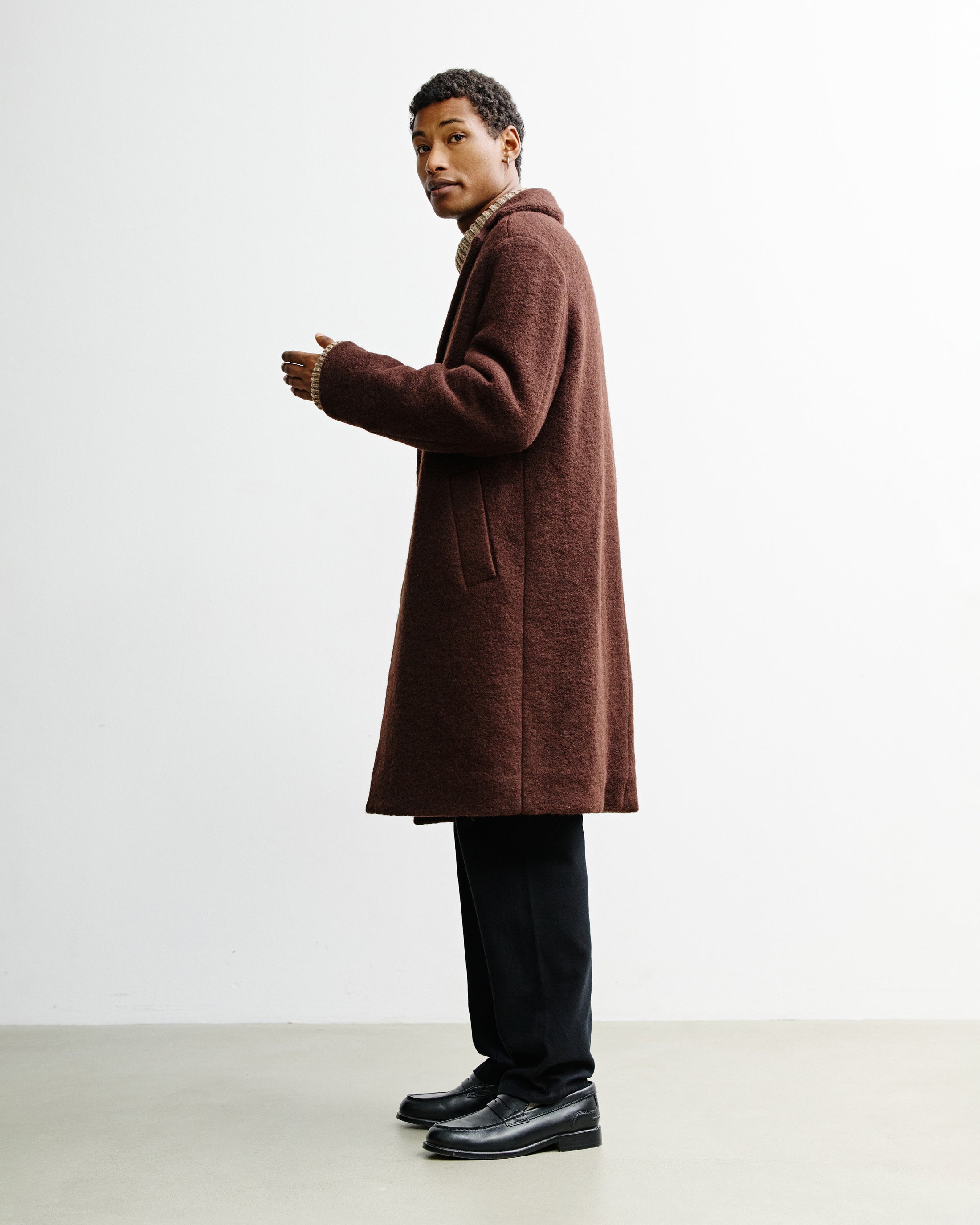 Formal Coat - Rosewood Brown FW26