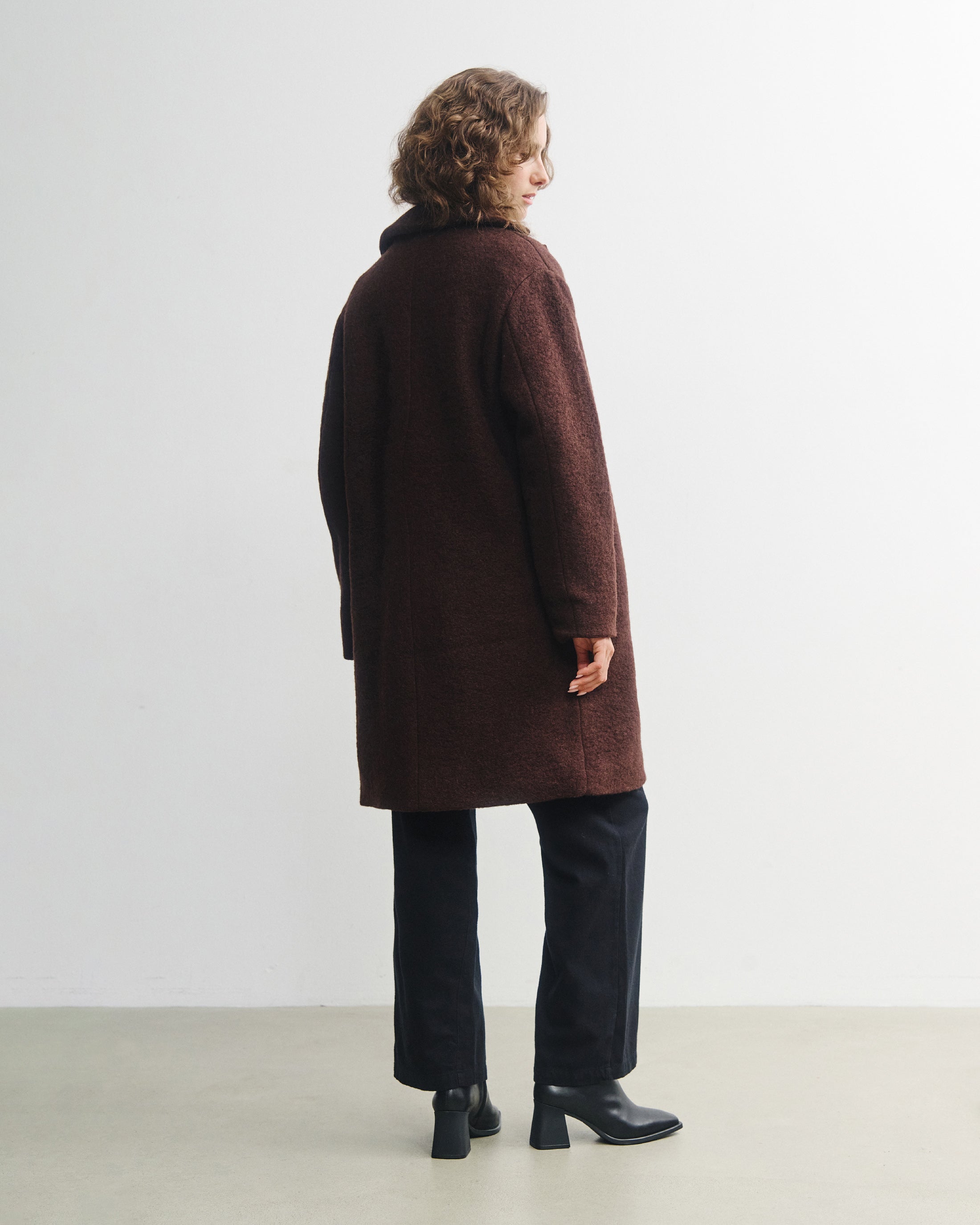 Formal Coat - Rosewood Brown FW26