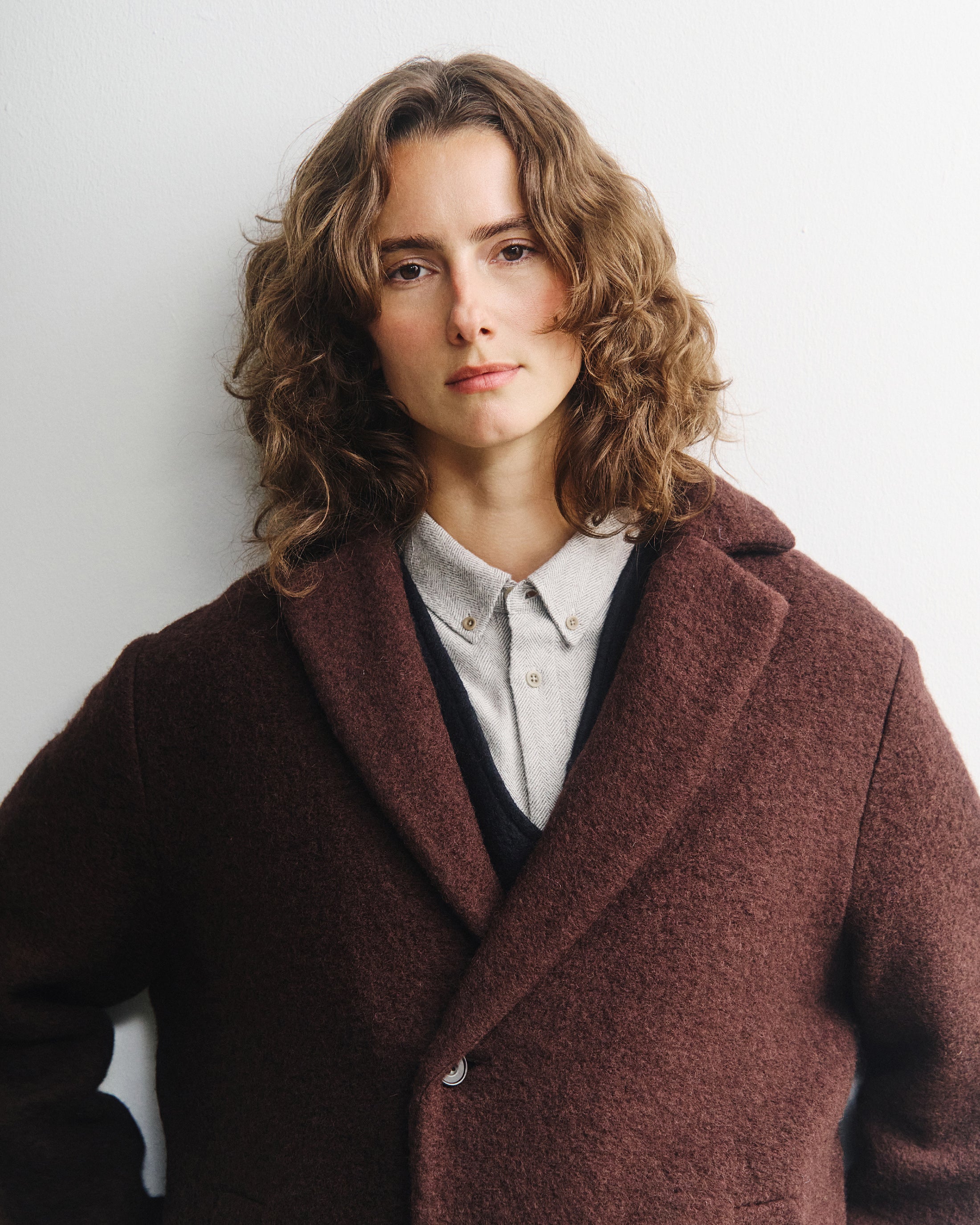 Formal Coat - Rosewood Brown FW26