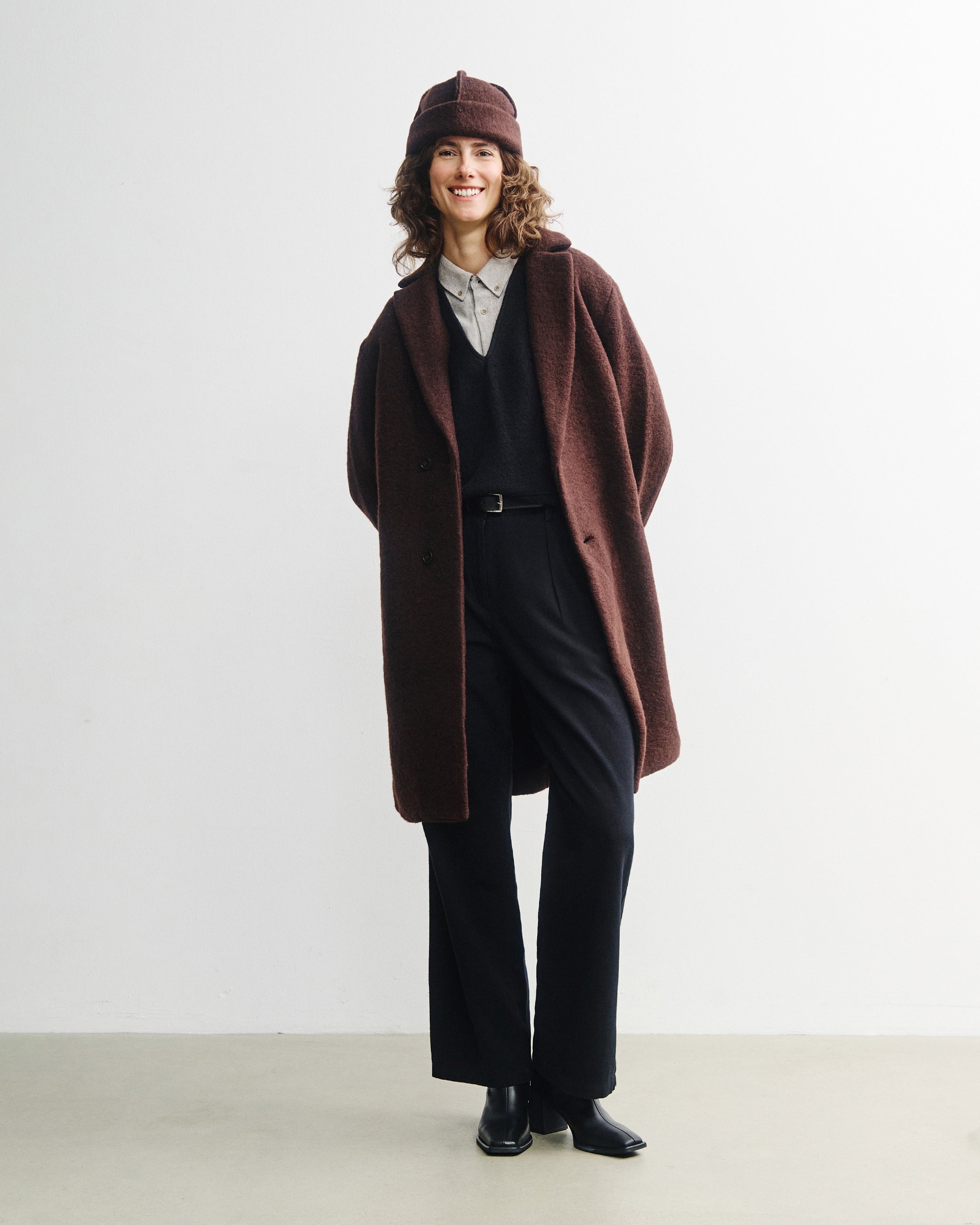 Formal Coat - Rosewood Brown FW26
