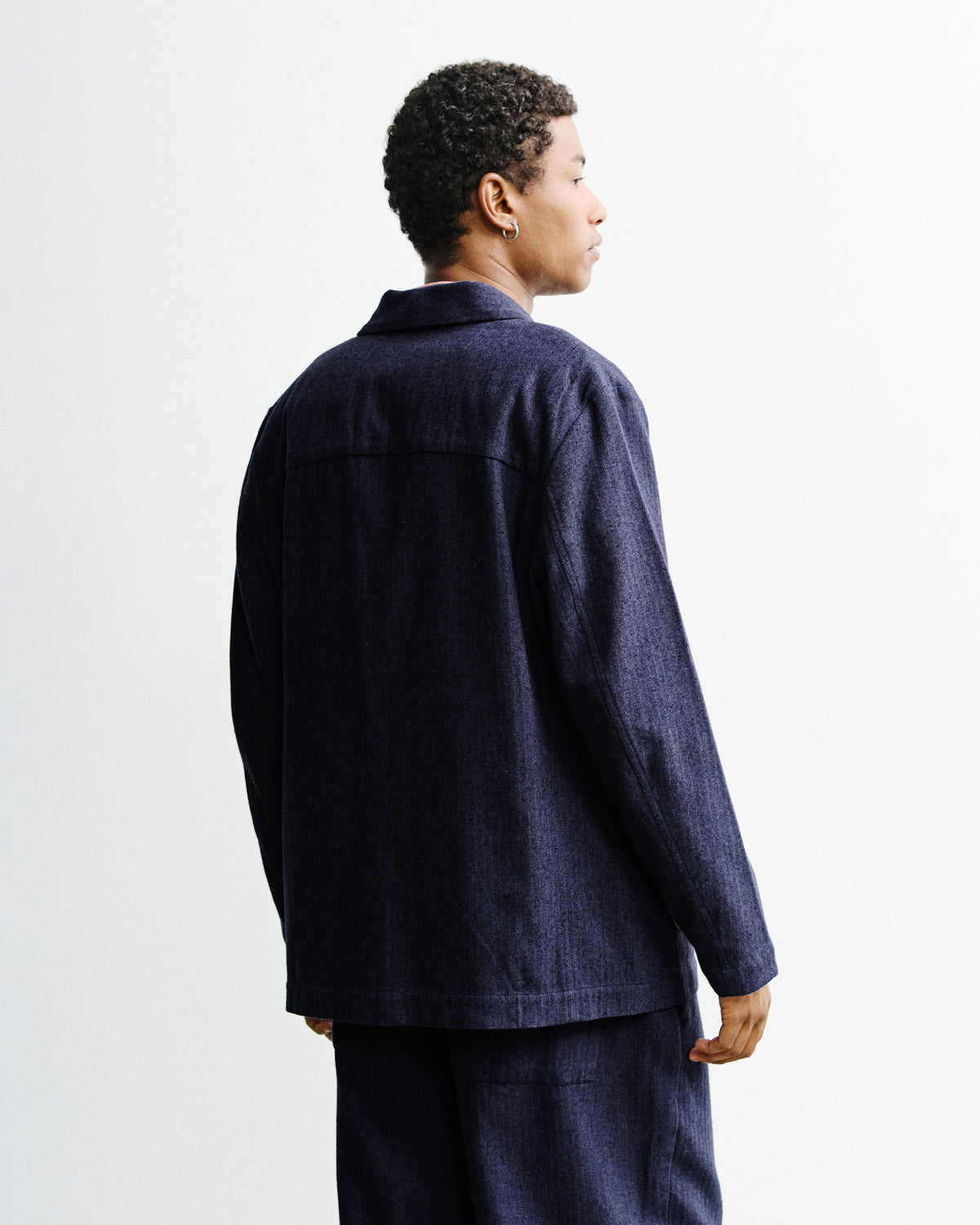 Kimono Blazer Organic Cotton - Blue