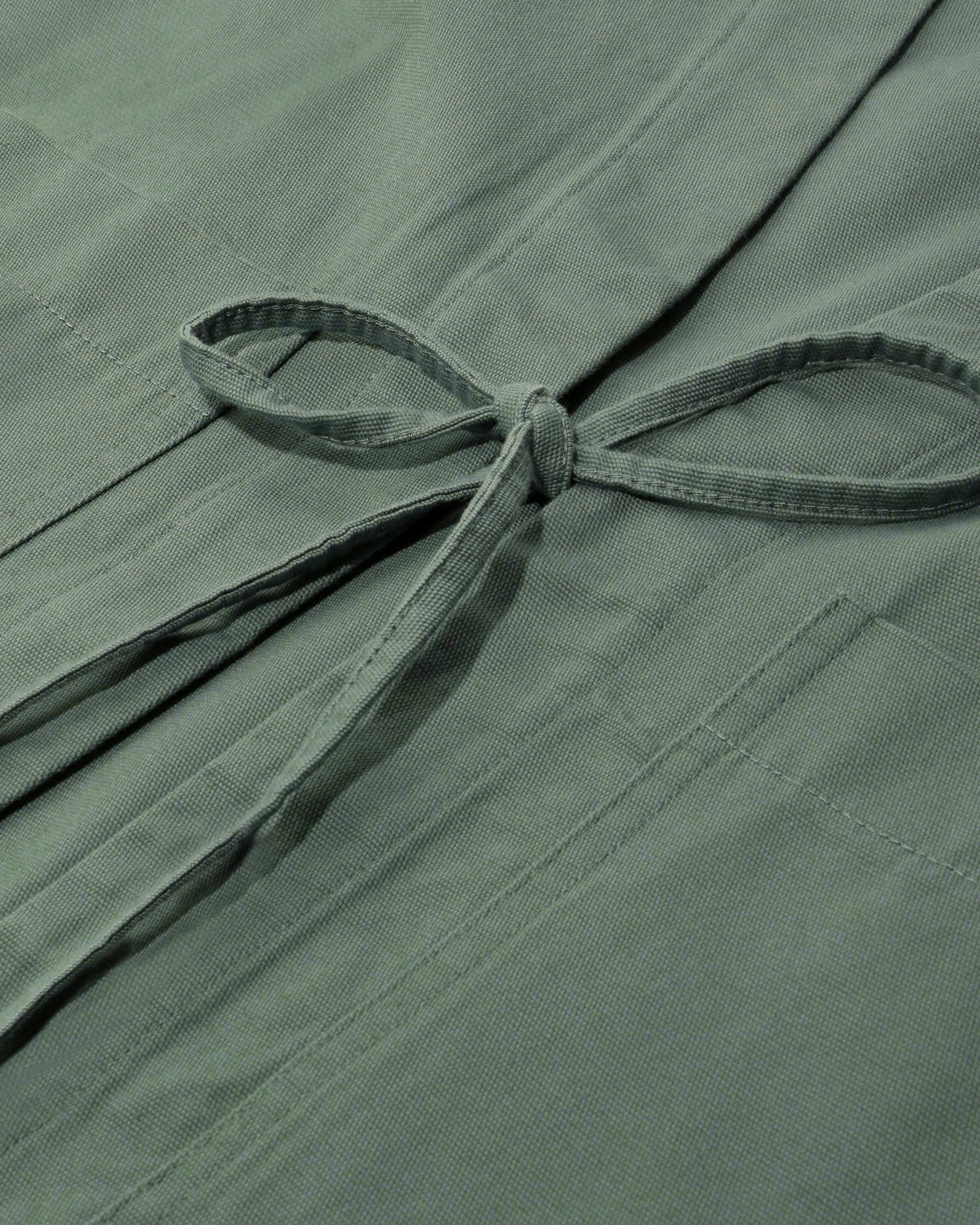 Kimono Jacke Bio Baumwolle - Grün