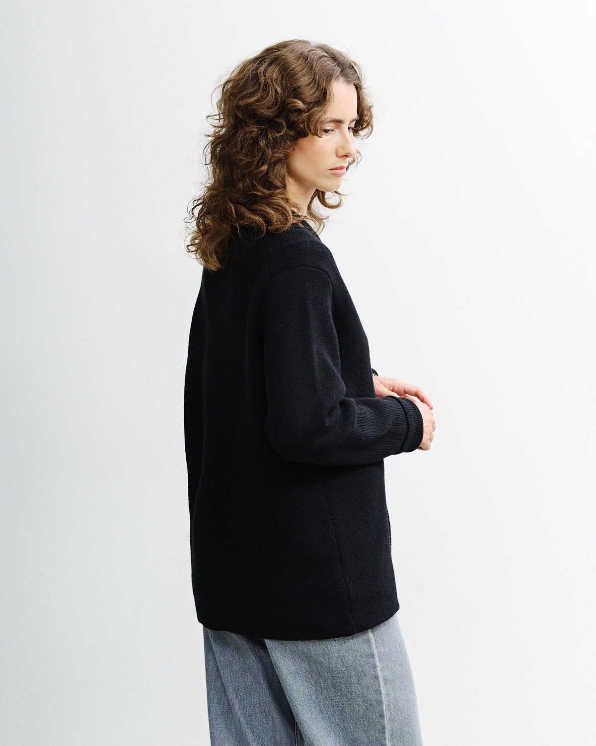 Knit Jacket - True Black
