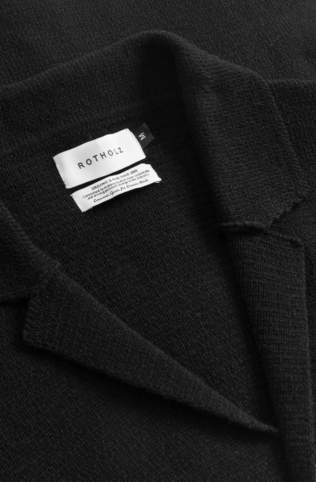 Knit Jacket - True Black FW26