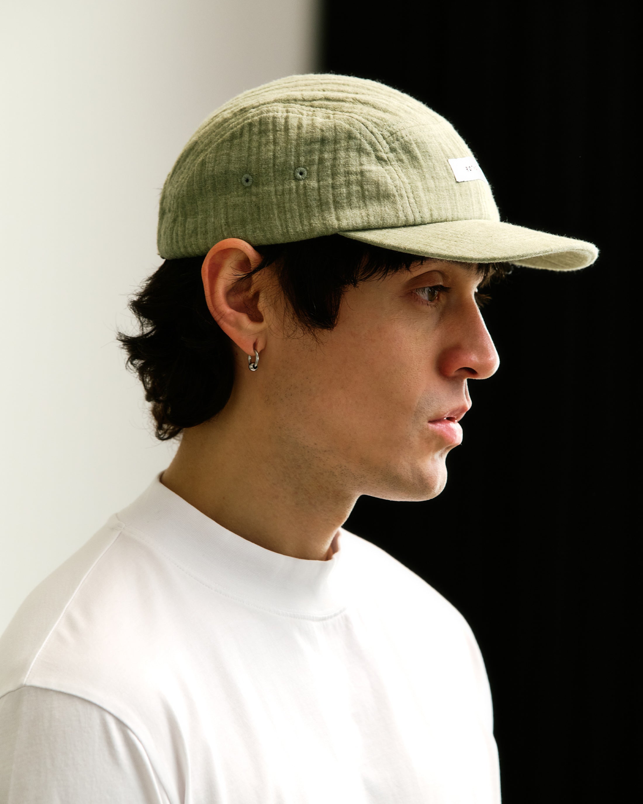 Label 5-Panel Cap Bio Baumwolle - Grün