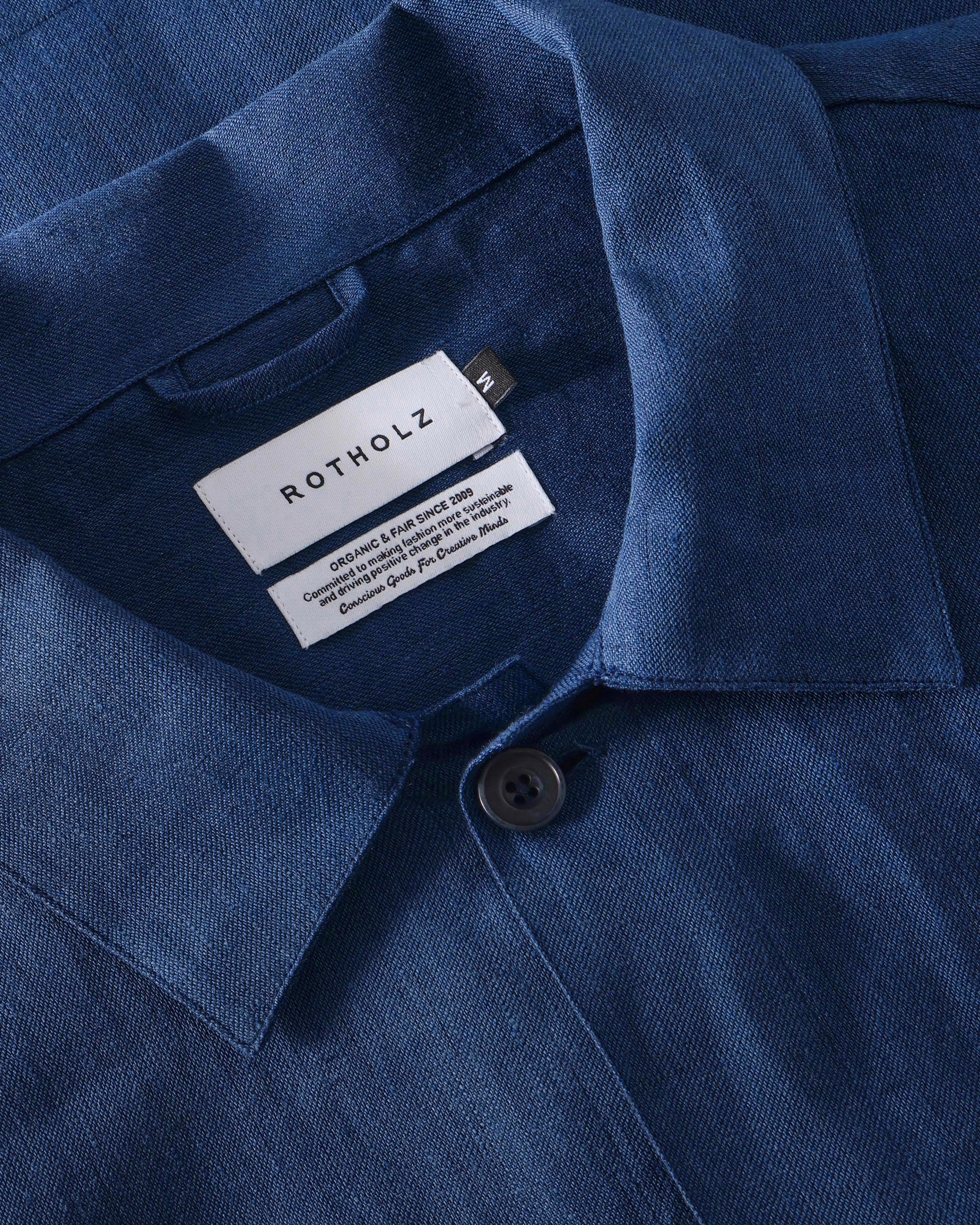 Leichte Workwear Jacke Bio Baumwolle - Blau