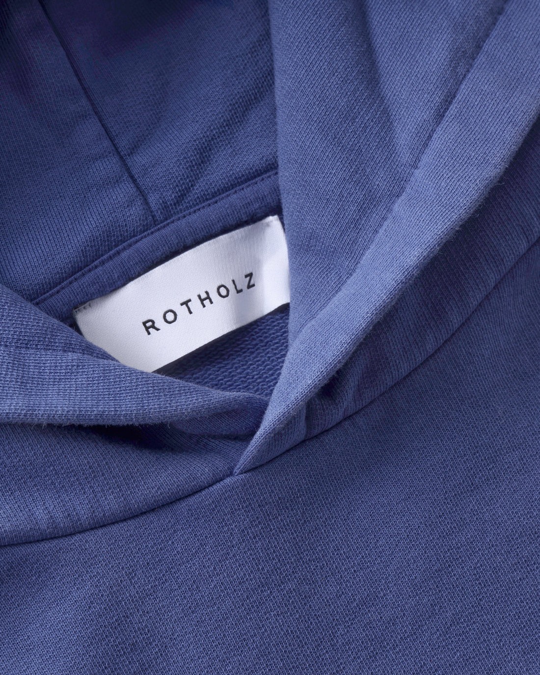 Logo Hoodie Organic Cotton - Blue