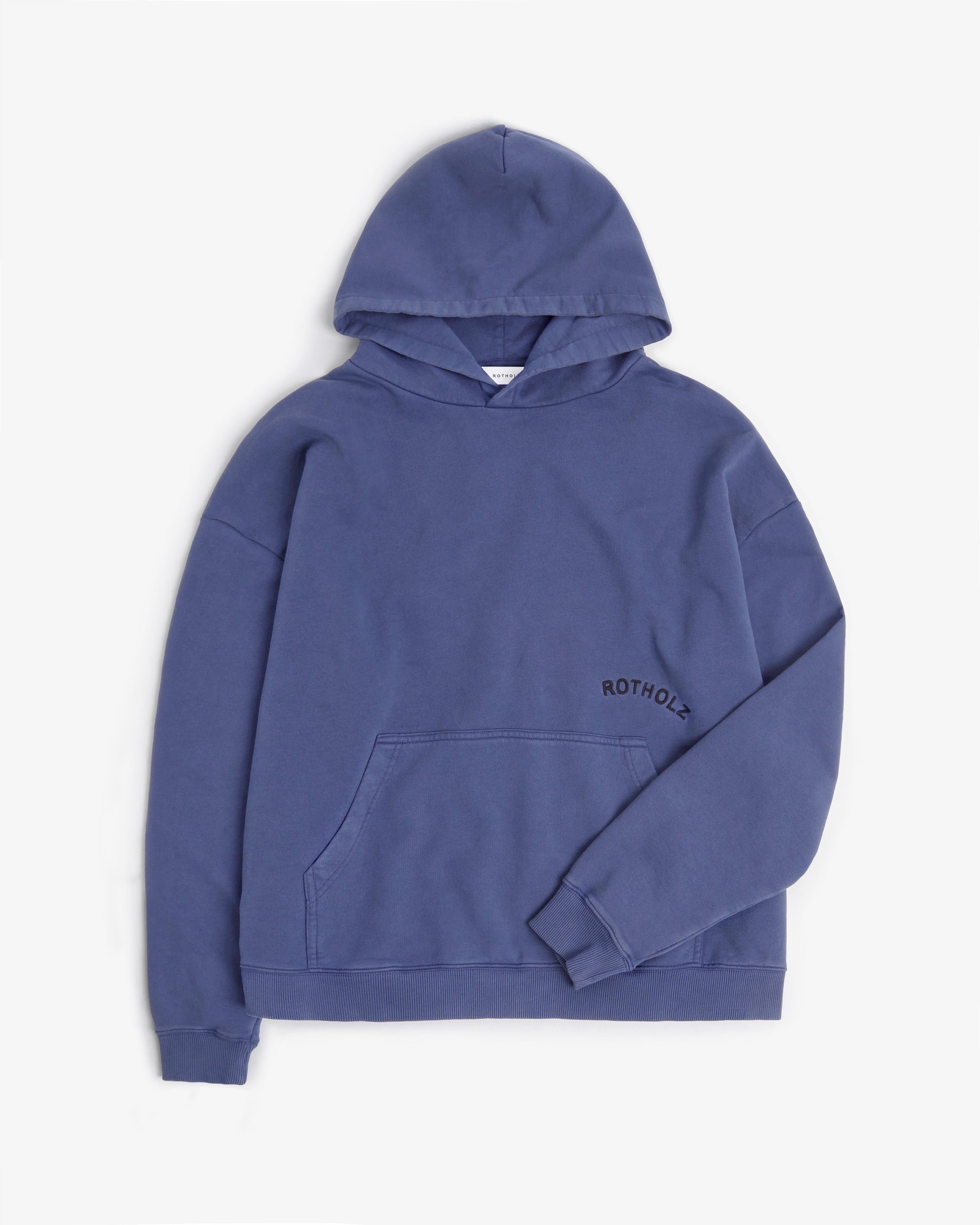Logo Hoodie Organic Cotton - Blue