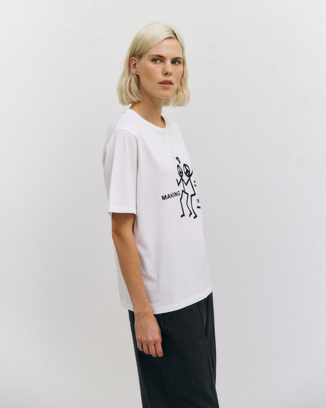 Making Moves T-Shirt Organic Cotton - White