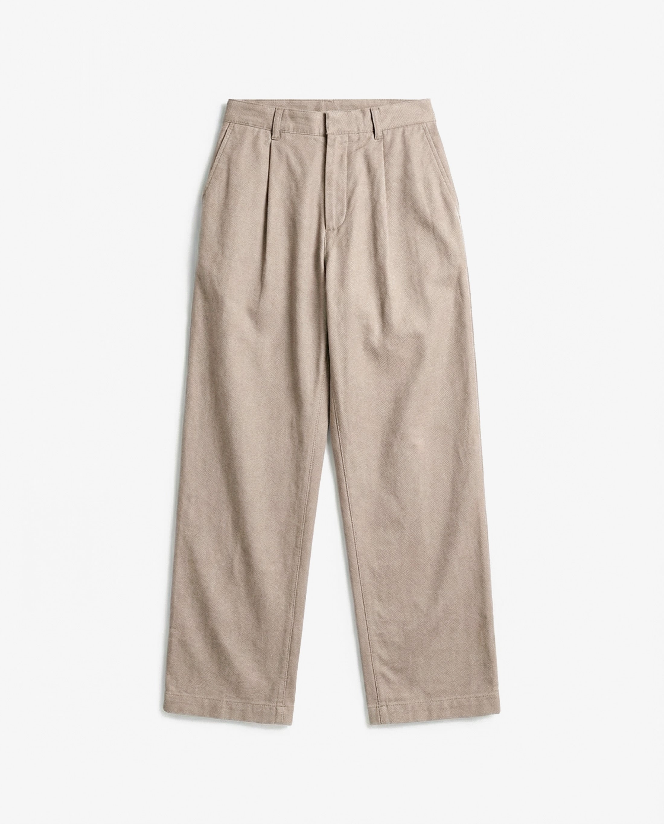 Pantalone Organic Cotton - Gray Brown SS26