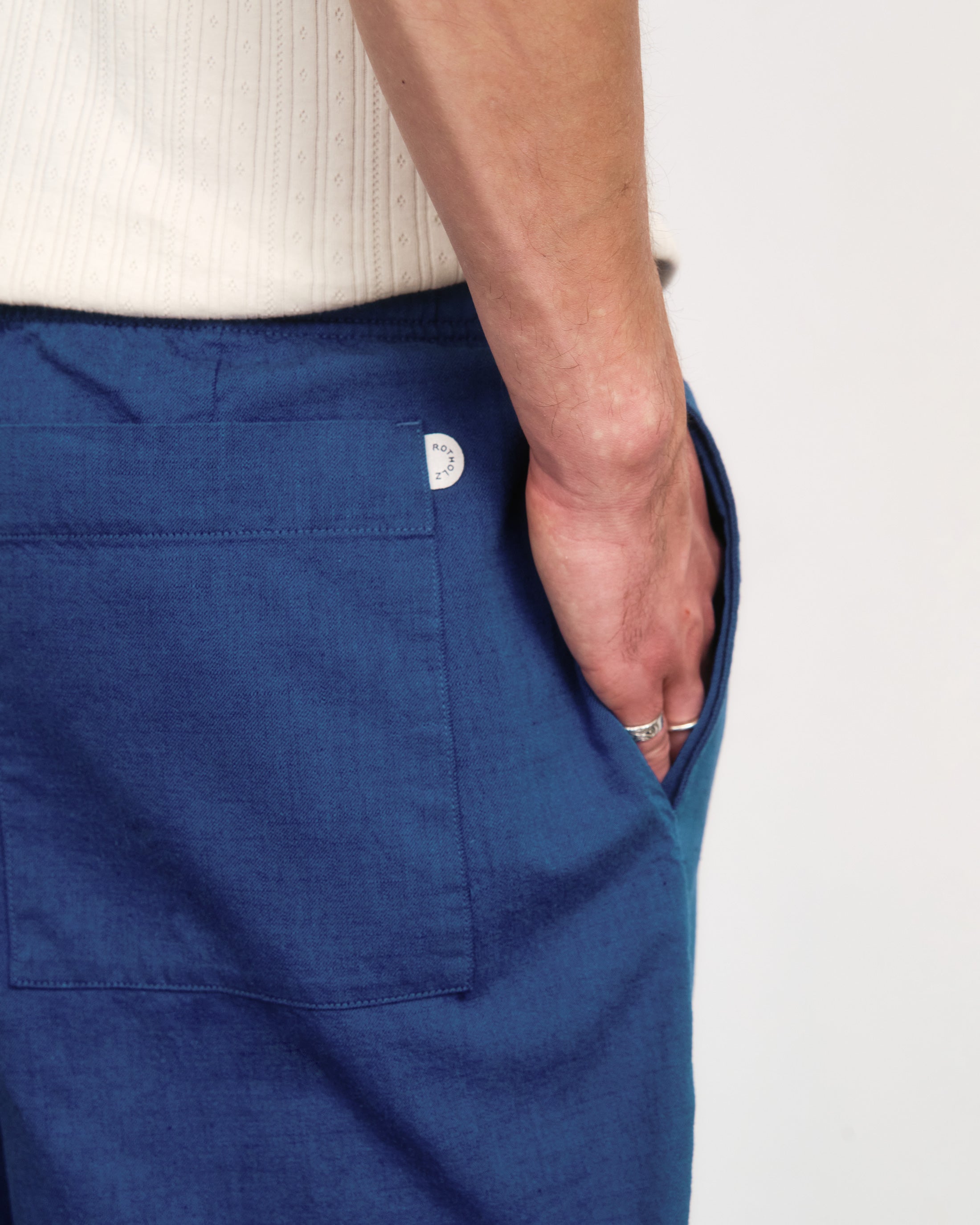 Wide Pleated Trousers Organic Cotton - Sand