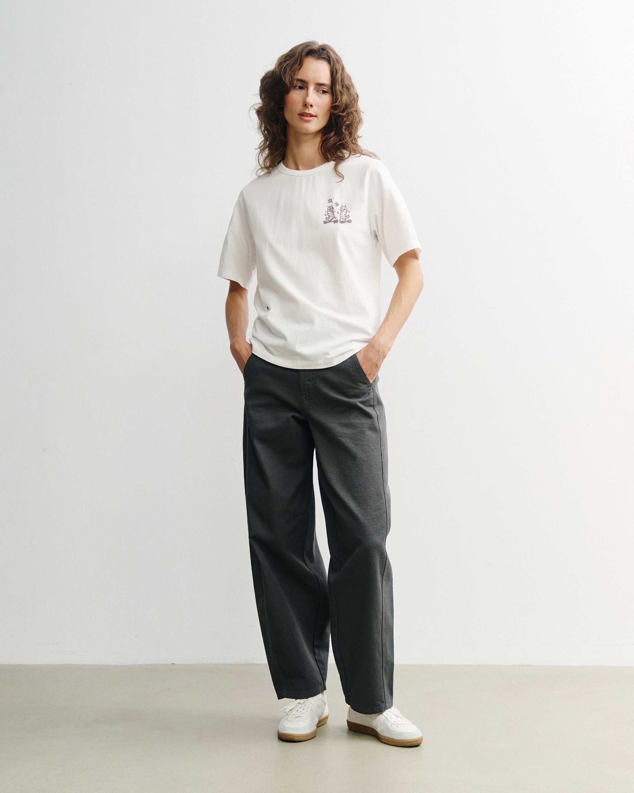 Caterpillar T-Shirt Organic Cotton - White